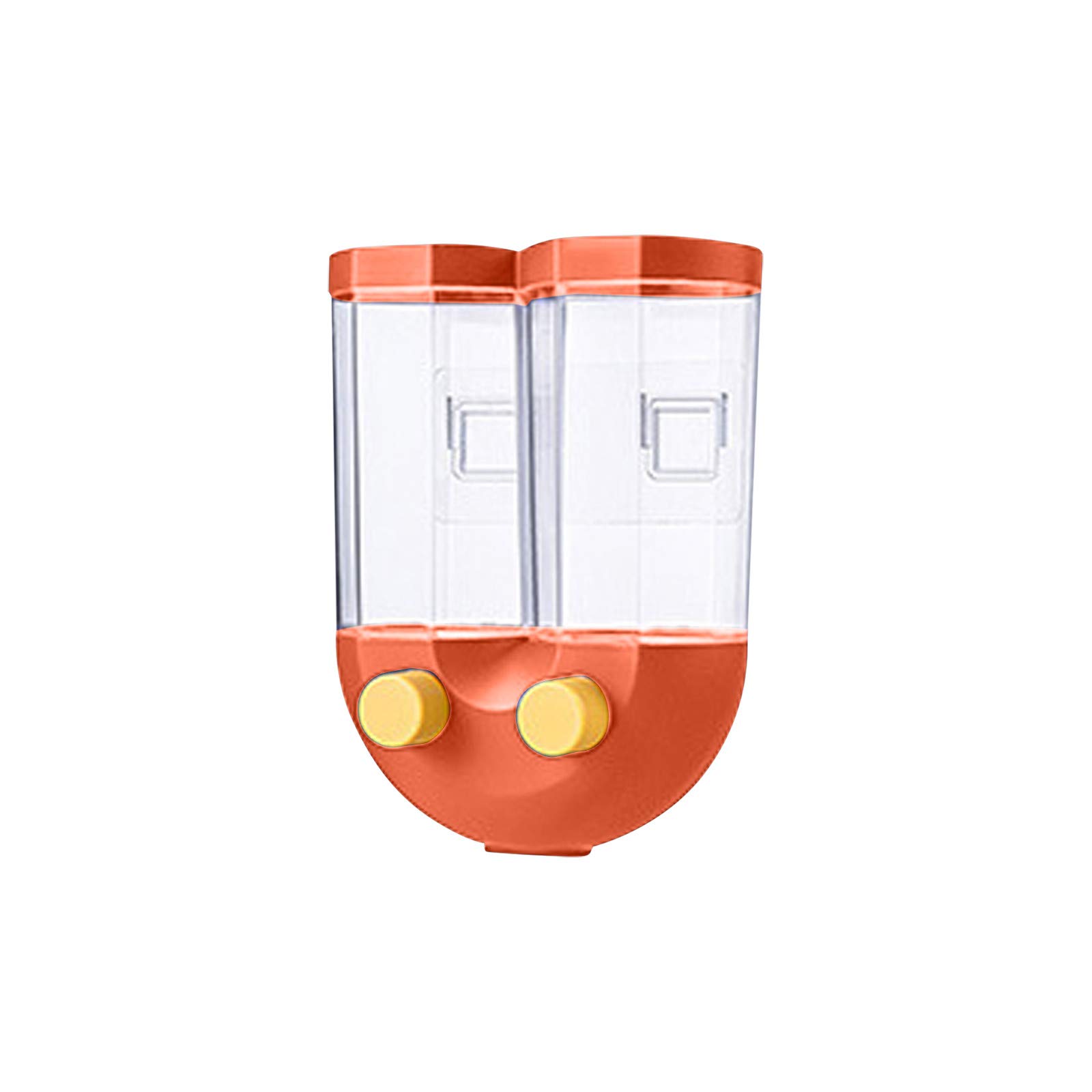 Wall Mounted Grain Storage Box - Compartmentalized Pantry Organizer for Kitchen, Dining & Bar | Space Saving Door Storage Solution for Dry Food & Spices