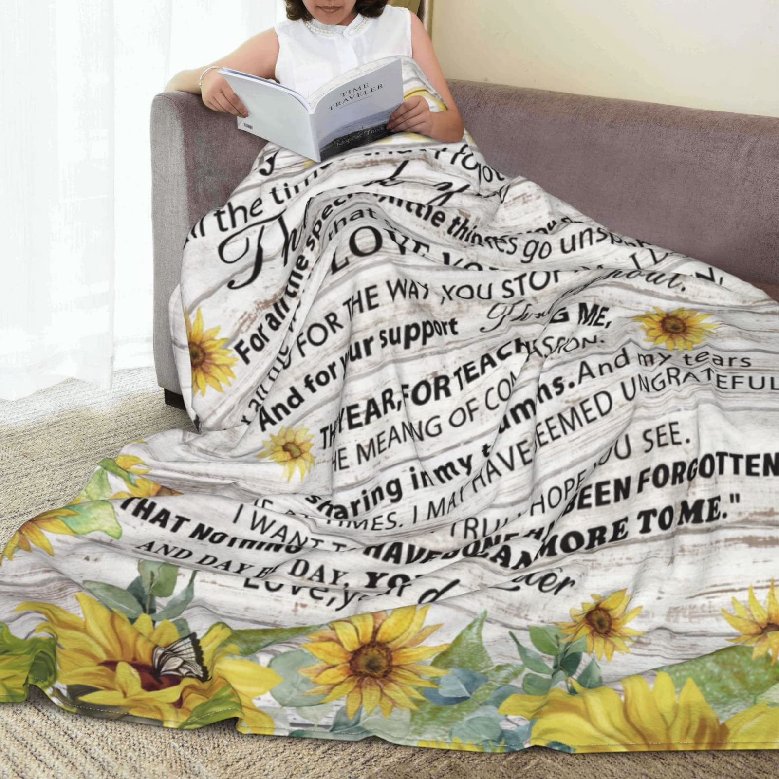 Super Soft Fleece Throw Blanket - Cozy Plush Blanket for Sofa, Couch & Bed - Perfect Gift for Christmas, Birthday & Home Decor - Ideal for Lounging, Movie Nights & Winter Warmth
