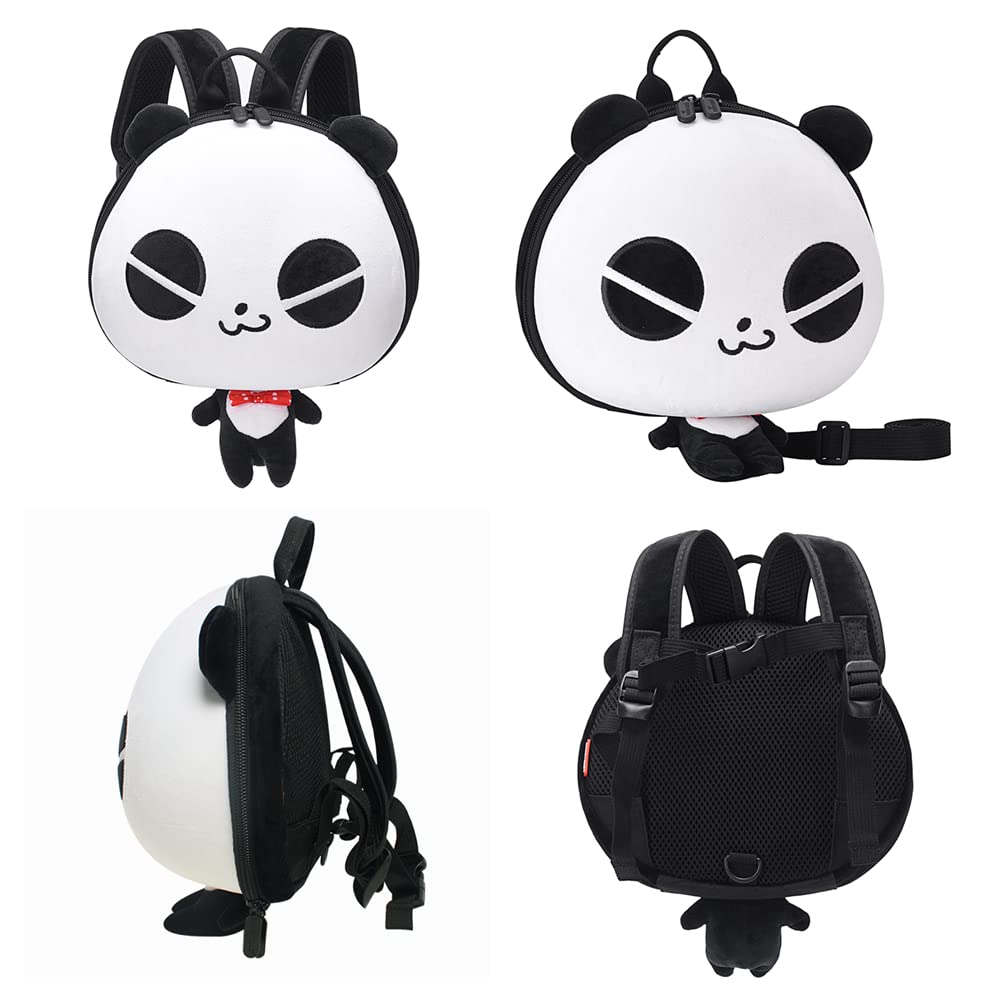 Toddler Safety Harness Backpack - Panda Plush Animal Leash for Kids, Adjustable Child Walking Reins for Outdoor Adventures & Travel