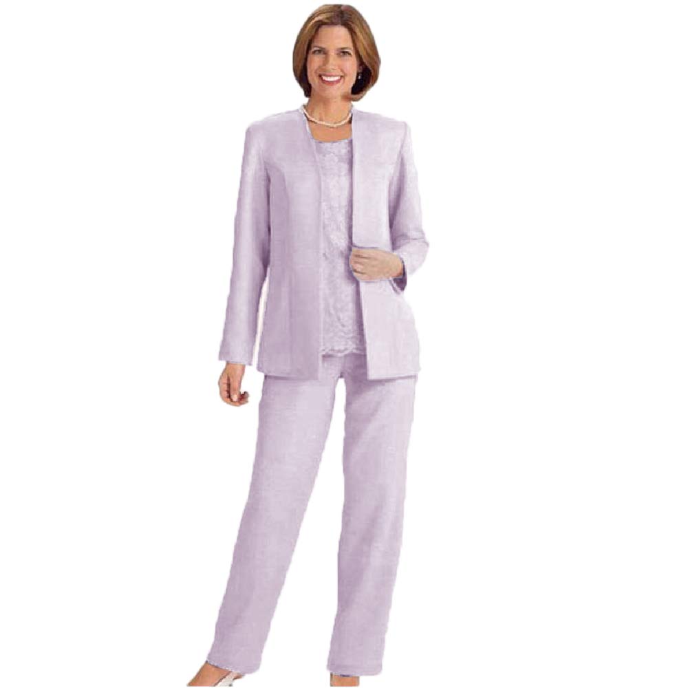 Elegant 3-Piece CY Pant Suits for Mother of The Bride & Godmother - Long Evening Party Dress Set 2023 | Perfect for Weddings, Formal Events & Special Occasions