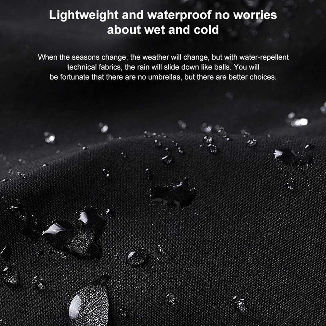 LANGWEI Men's 8-Zone USB Electric Heated Jacket - Waterproof Winter Coat for Skiing, Hiking & Outdoor Activities - Rechargeable Heating Vest for Cold Weather