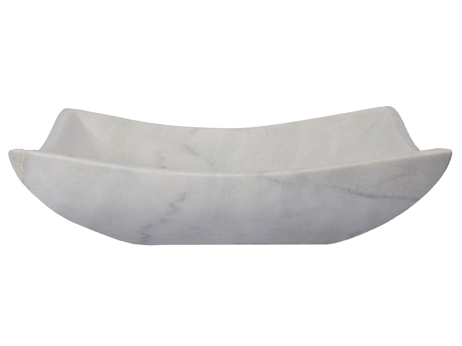 Deep Zen Sink - Premium Polished Guanxi White Marble Bathroom Vanity Sink for Modern & Luxury Home Decor | Perfect for Spa, Master Bath, and Zen-Inspired Interiors