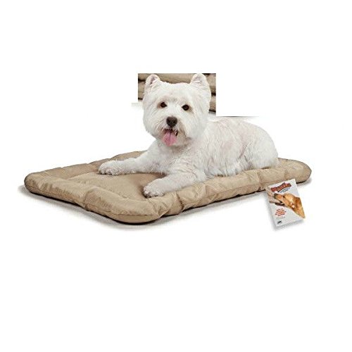 Heavy Duty Chew Resistant Dog Crate Mat - Reinforced Durable Pet Bed for Large Dogs (47.75