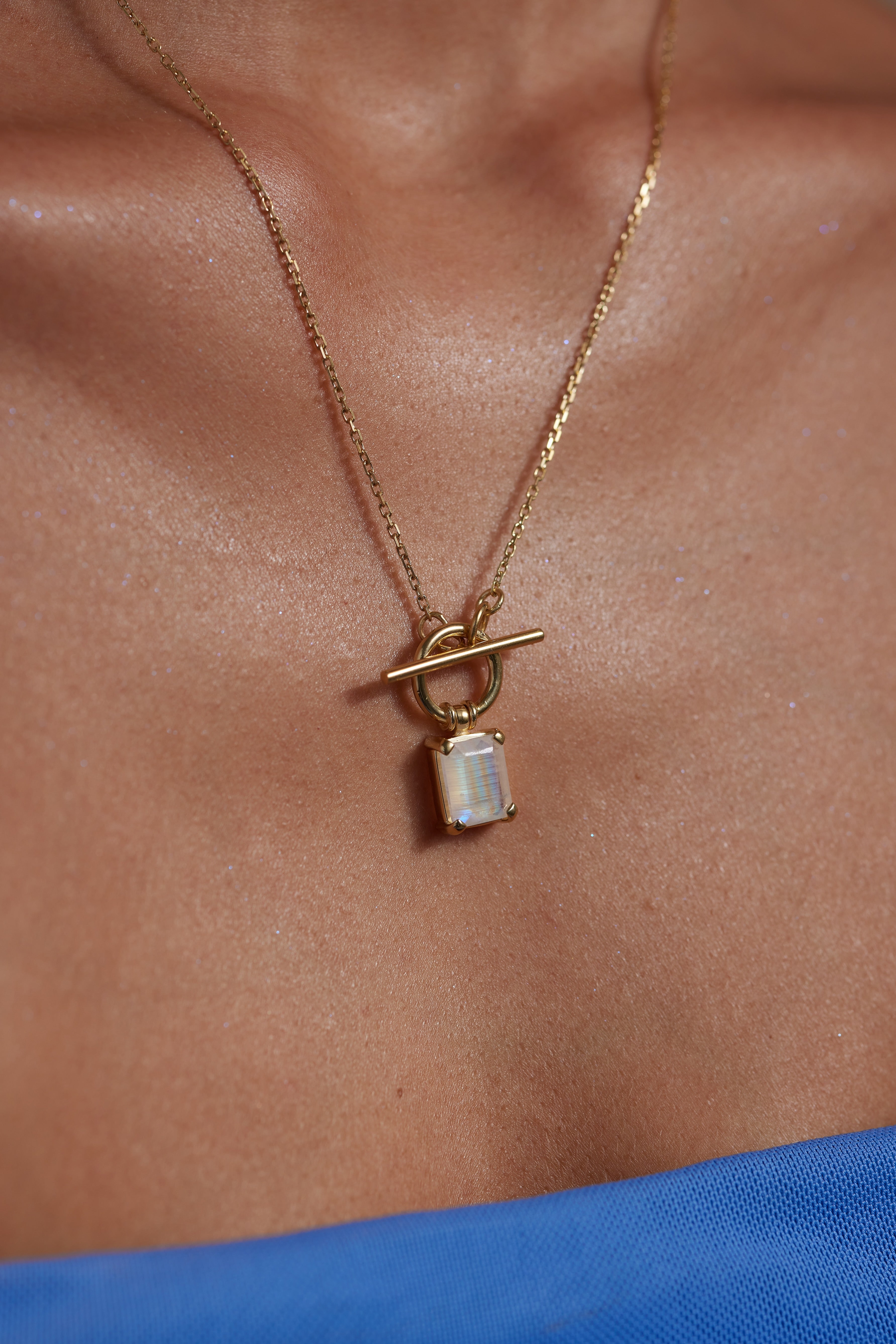 Alchemy Moonstone Gold Necklace for Women - Elegant Healing Crystal Jewelry for Spiritual Protection, Meditation & Everyday Wear