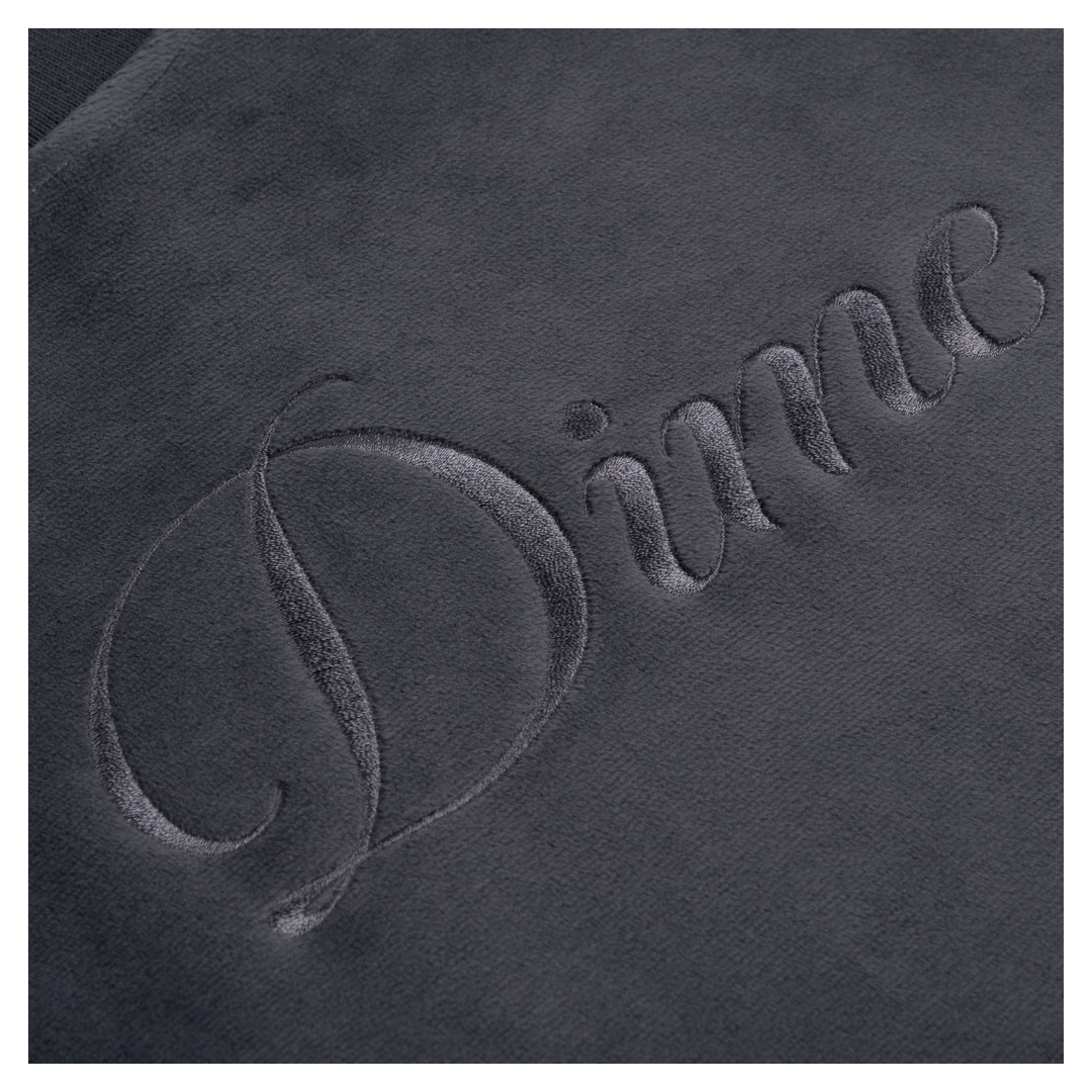 Cursive Velvet Crewneck Sweater - Soft & Stylish Women's Pullover for Casual Wear & Winter Fashion