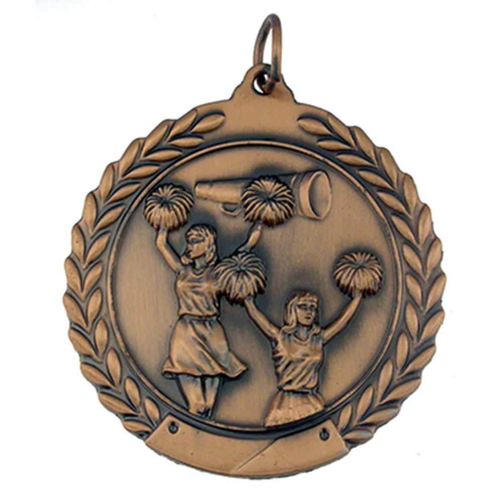 Cheerleading Medals - Custom Single & Bulk Awards for Competitions, Performances & Team Recognition | Perfect for Cheer Squads, Gymnastics & Dance Teams