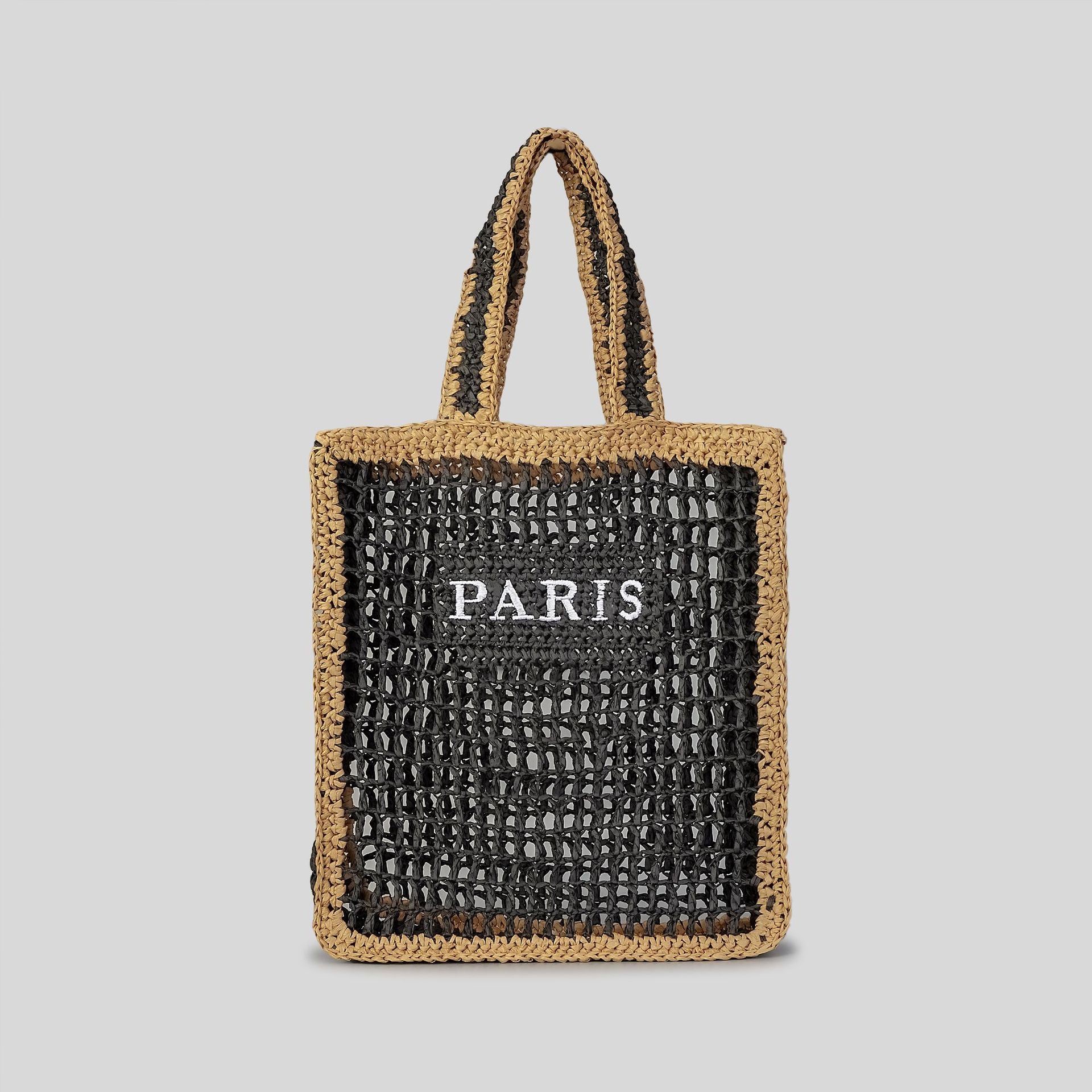 Stylish Women's Striped Straw Handbags - Trendy Summer Beach Tote for Vacation, Shopping & Outdoor Activities