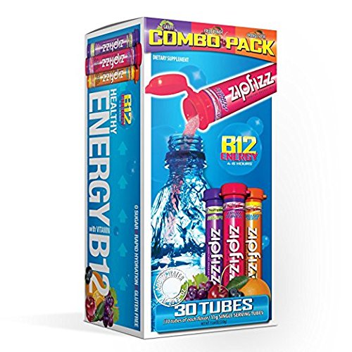 Zipfizz Healthy Energy Drink Mix - Variety 2 Pack (60 Count) | Low-Calorie Vitamin Boost for Workouts, Travel & Daily Energy | Sugar-Free Electrolyte Powder
