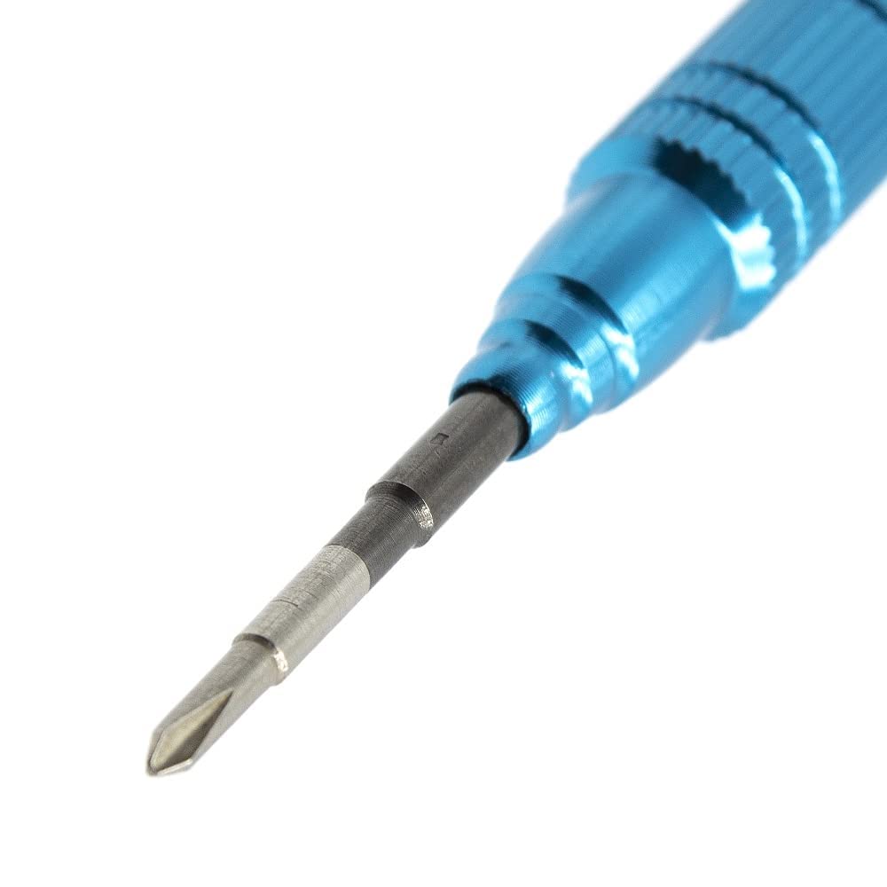 2.0mm Triwing Screwdriver for Nintendo Switch, Wii, NDS, DS Lite, GBA & MacBook Pro | Precision Y-Tip Screwdriver with Rotating Handle | Perfect for Game Console Repairs & Electronics Maintenance