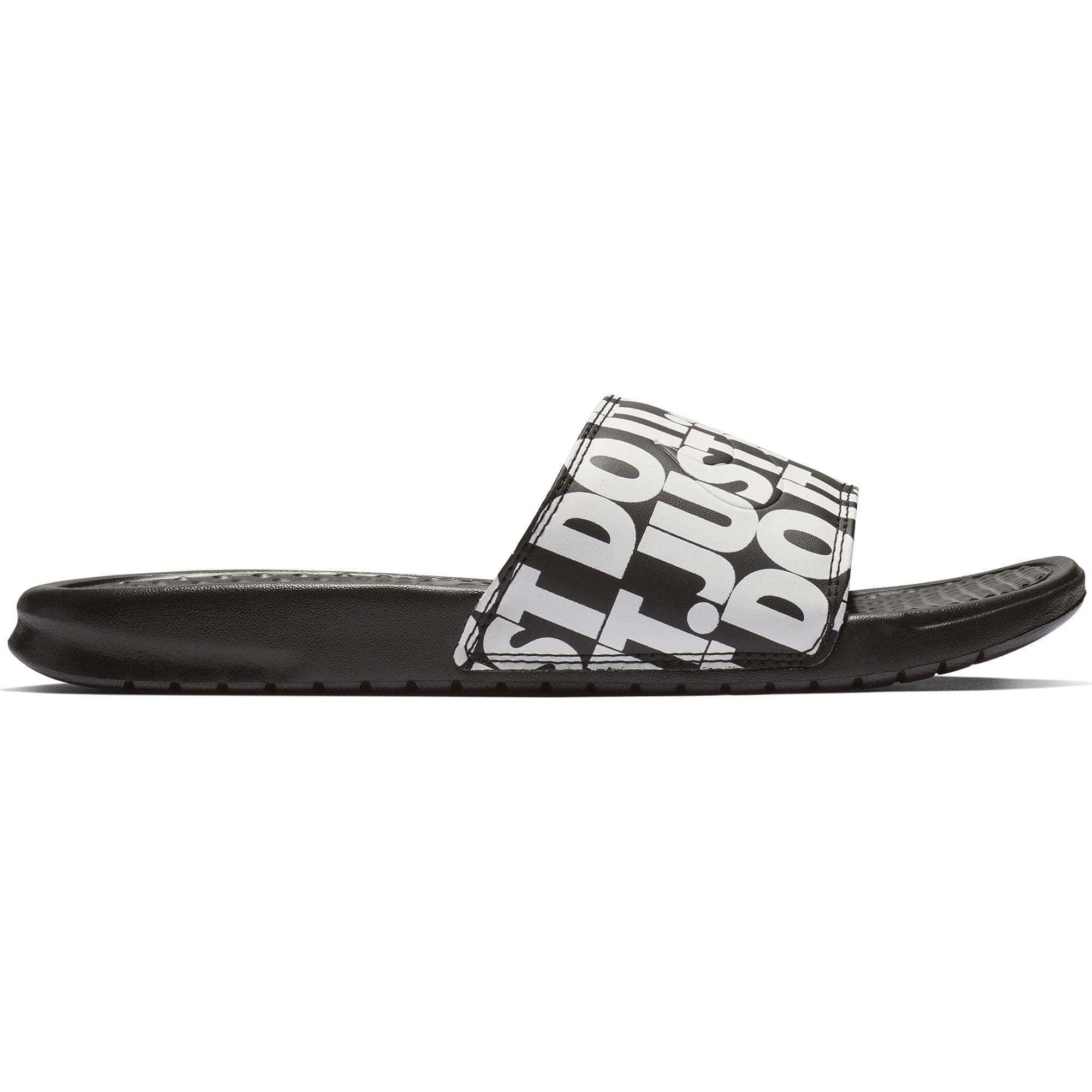 Nike Benassi Just Do It Print Slide Sandals - Comfortable & Stylish for Men & Women - Perfect for Beach, Pool, and Summer Outings