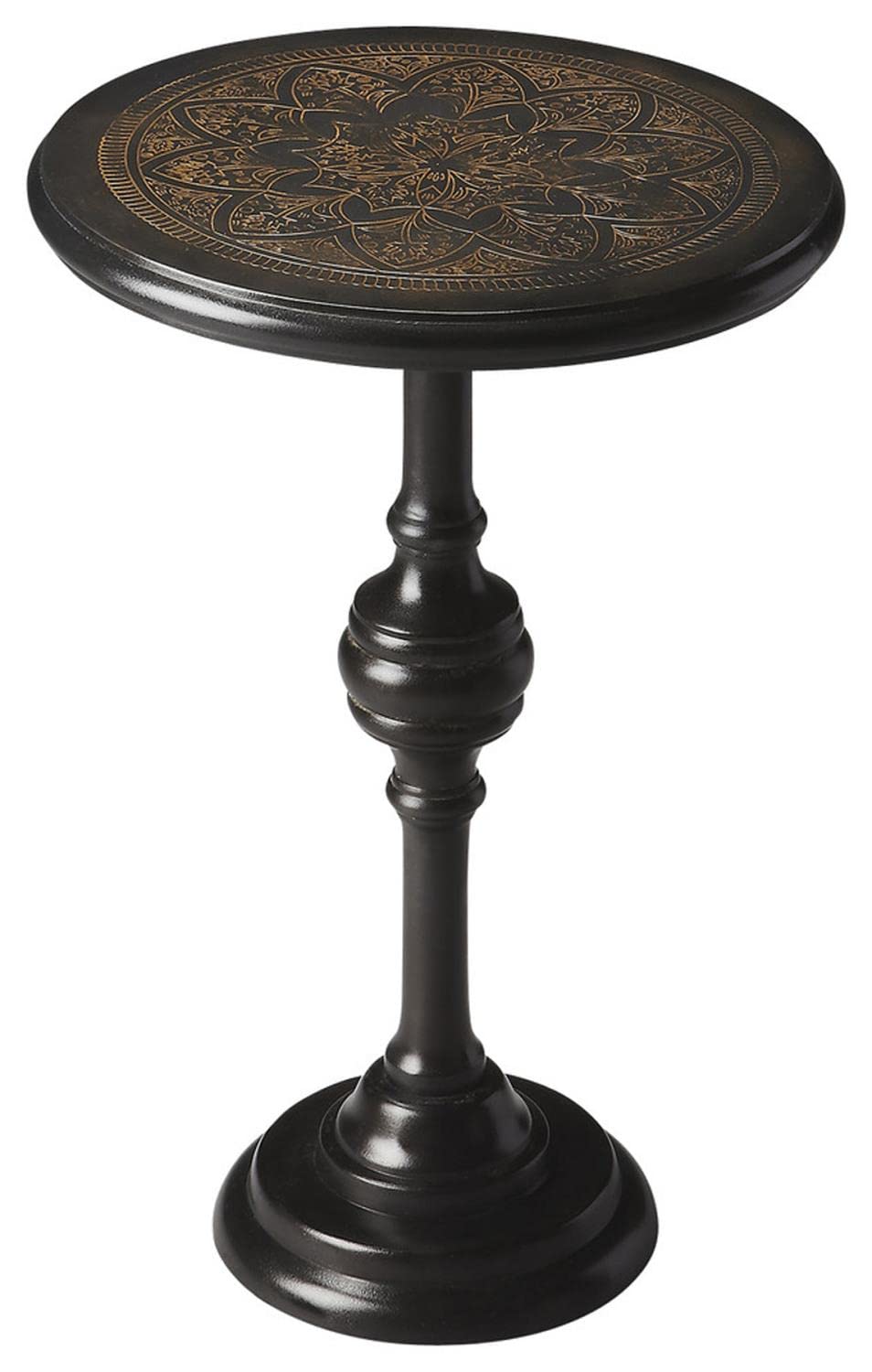 Butler Selma Metal Accent Table - Modern End Table with Wrought Iron Base for Living Room, Bedroom & Office Decor