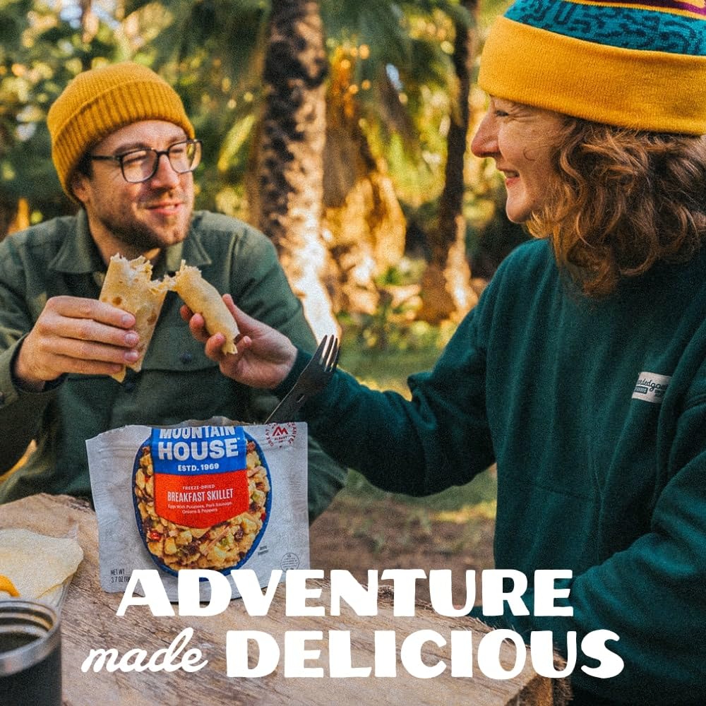 Mountain House Freeze Dried Chicken & Mashed Potatoes - Gluten-Free Backpacking & Camping Food (2 Servings) | Lightweight Emergency Meal for Hiking, Travel & Outdoor Adventures
