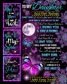 Custom to My Daughter-butterfly