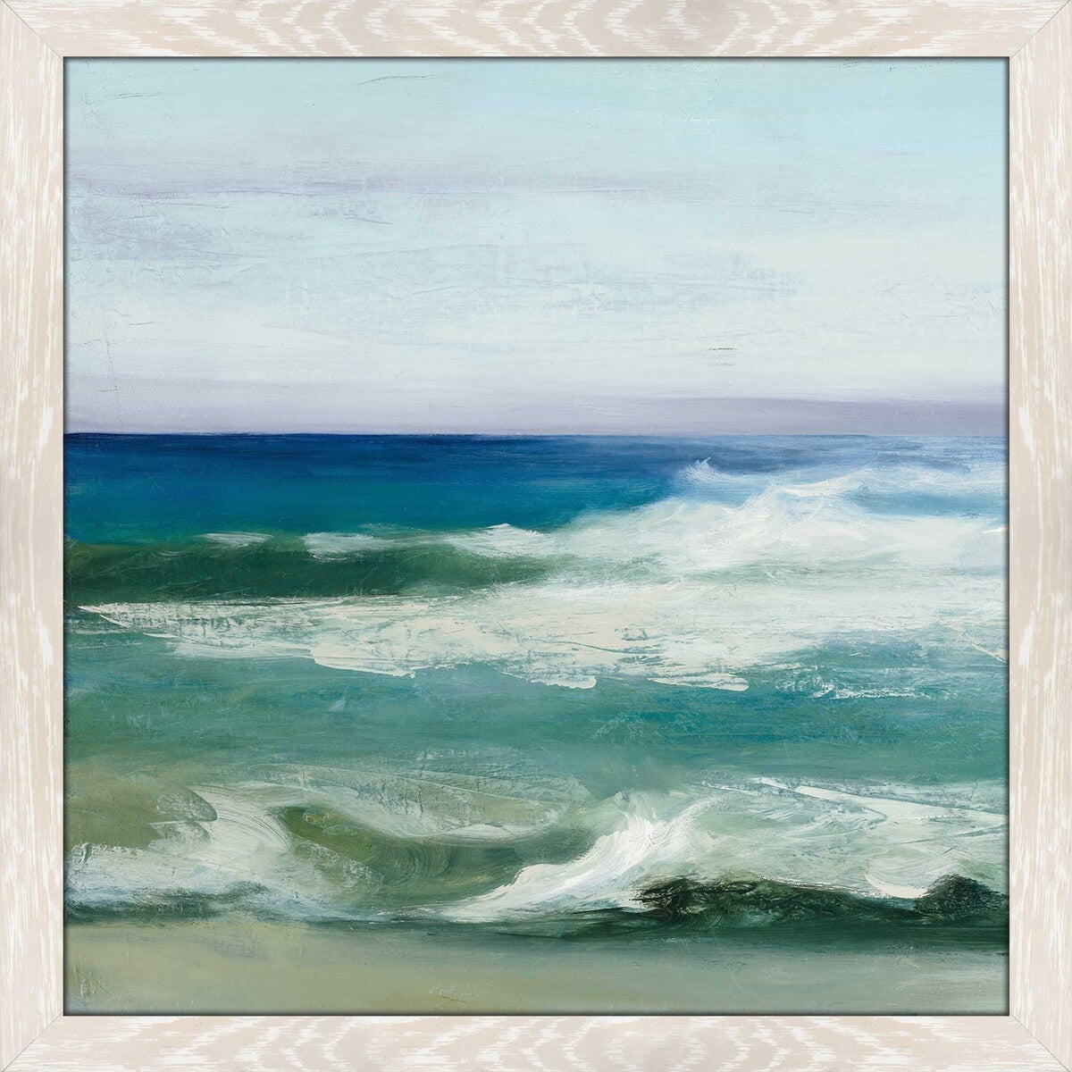 Azure Ocean II by Julia Purinton - Blue Abstract Art Print on Acrylic Panel - Perfect for Living Room, Bedroom & Office Wall Decor