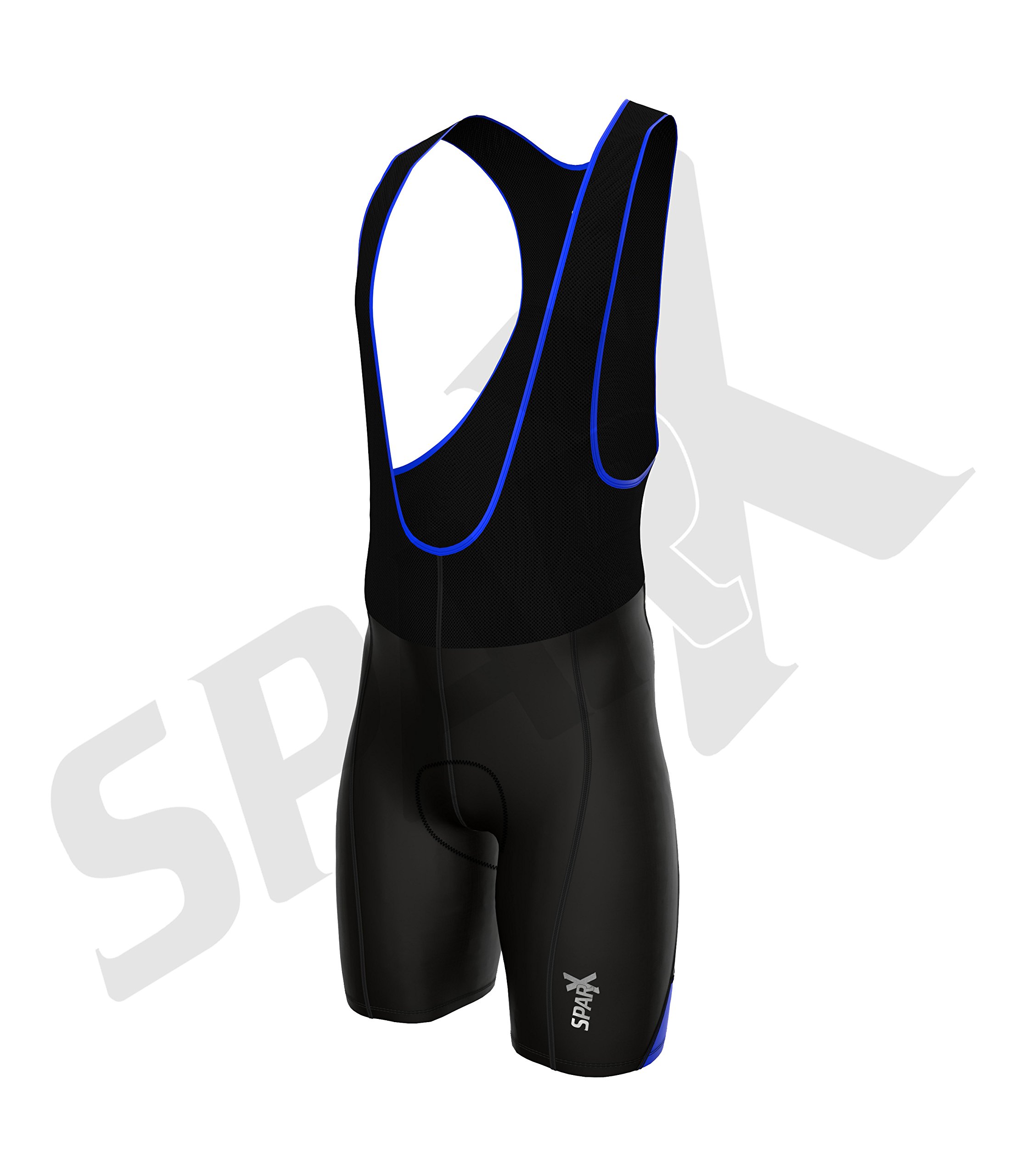 Sparx Men's 3D Padded Cycling Bib Shorts - Breathable Bike Bibs for Road & Mountain Biking - Comfortable Cycling Gear for Long Distance Rides & Training