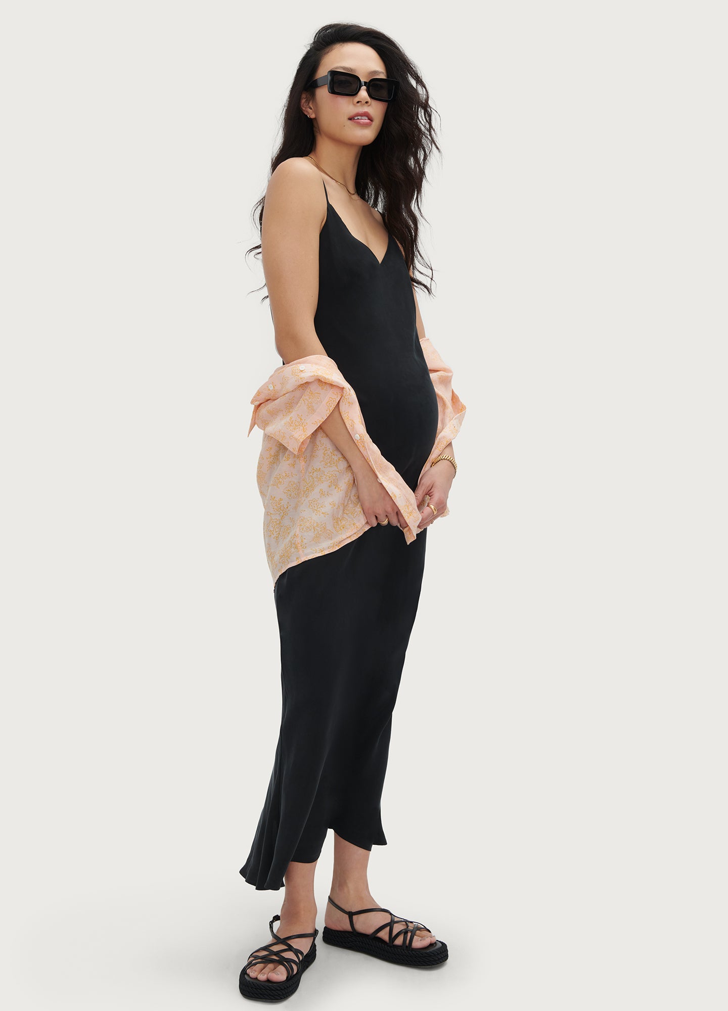 Ricky Slip Dress - Women's Elegant Satin Nightgown & Loungewear for Sleep, Date Night & Home Relaxation
