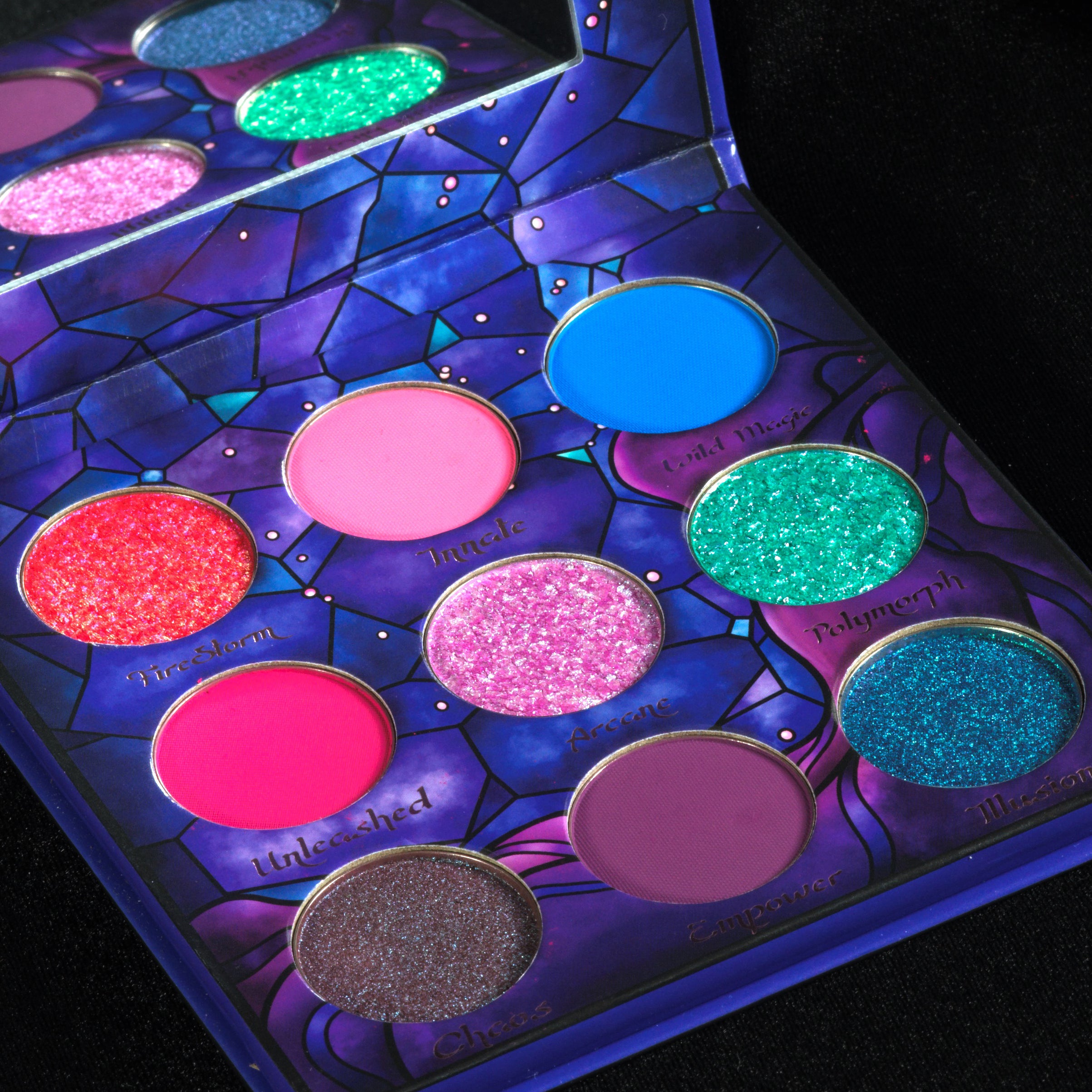 Sorcerer Eyeshadow Palette - 12 Highly Pigmented Matte & Shimmer Shades for Professional Makeup | Perfect for Day to Night Looks, Parties, and Special Occasions