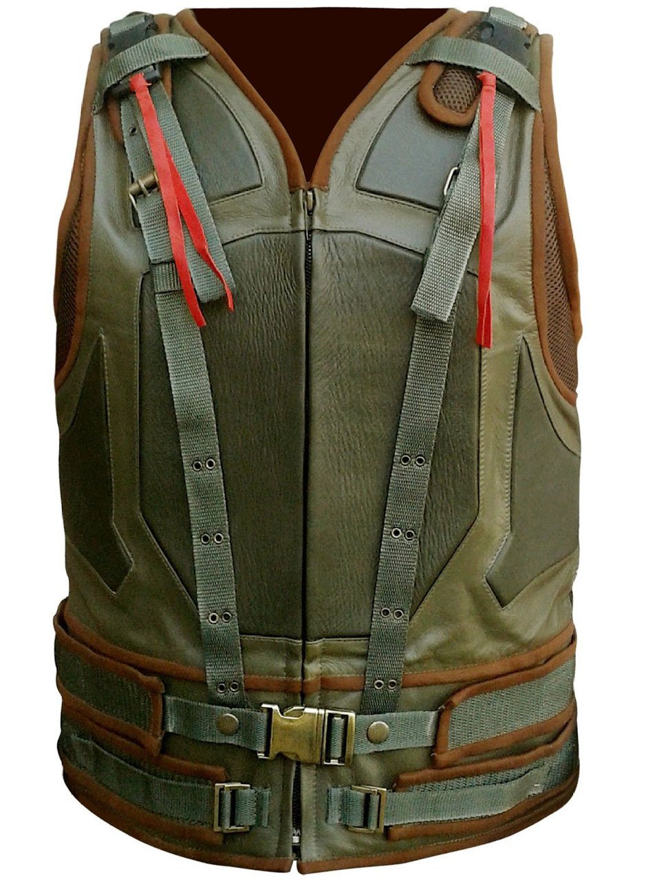 Bane Style Military Green Tactical Vest for Men - Durable Outdoor Jacket for Hiking, Airsoft & Cosplay