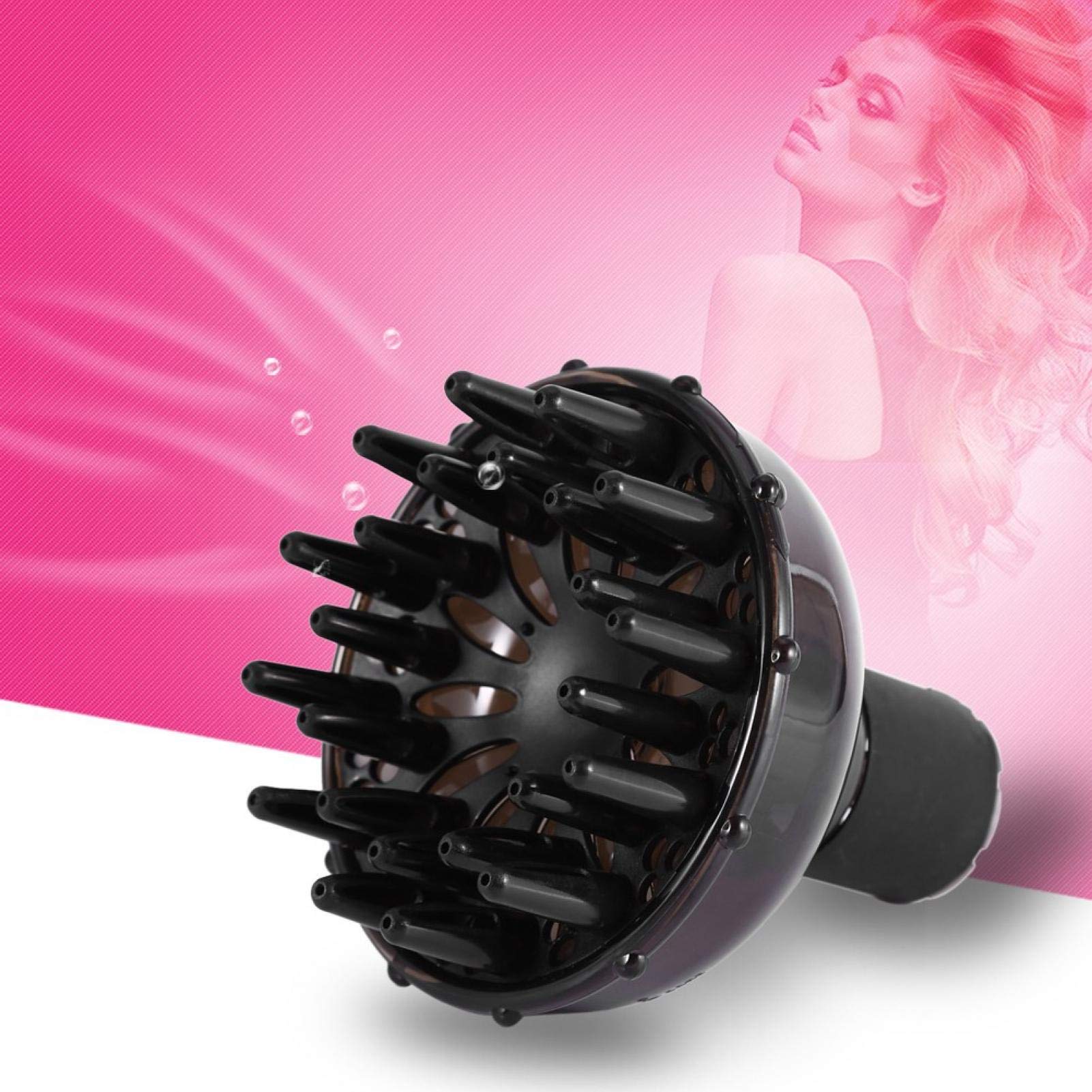 Universal Hair Dryer Diffuser Cover for Curly & Wavy Hair - Ionic Blow Dryer Attachment for Salon & Home Use - Perfect for Enhancing Natural Curls & Voluminous Styling