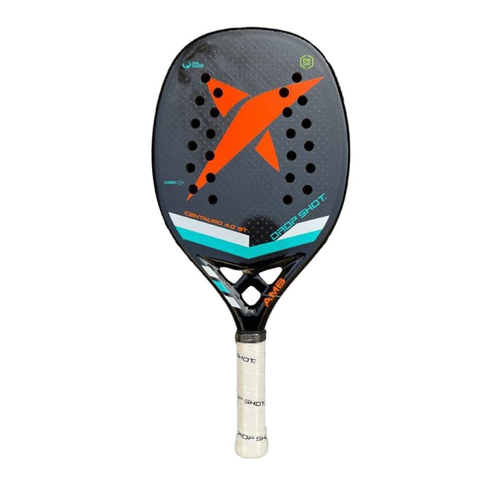 DROP SHOT Centauro 4.0 BT Professional Beach Tennis Paddle - Premium Carbon Fiber Racket for Outdoor Beach Tennis & Paddle Ball Games - Perfect for Competitive Play and Recreational Beach Sports