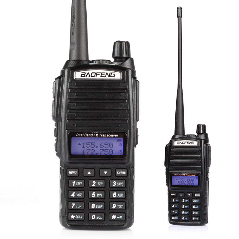 Baofeng UV-82L Two-Way Radio with Programming Cable & Speaker Mic - Long Range Communication for Outdoor Adventures, Hiking, and Emergency Preparedness