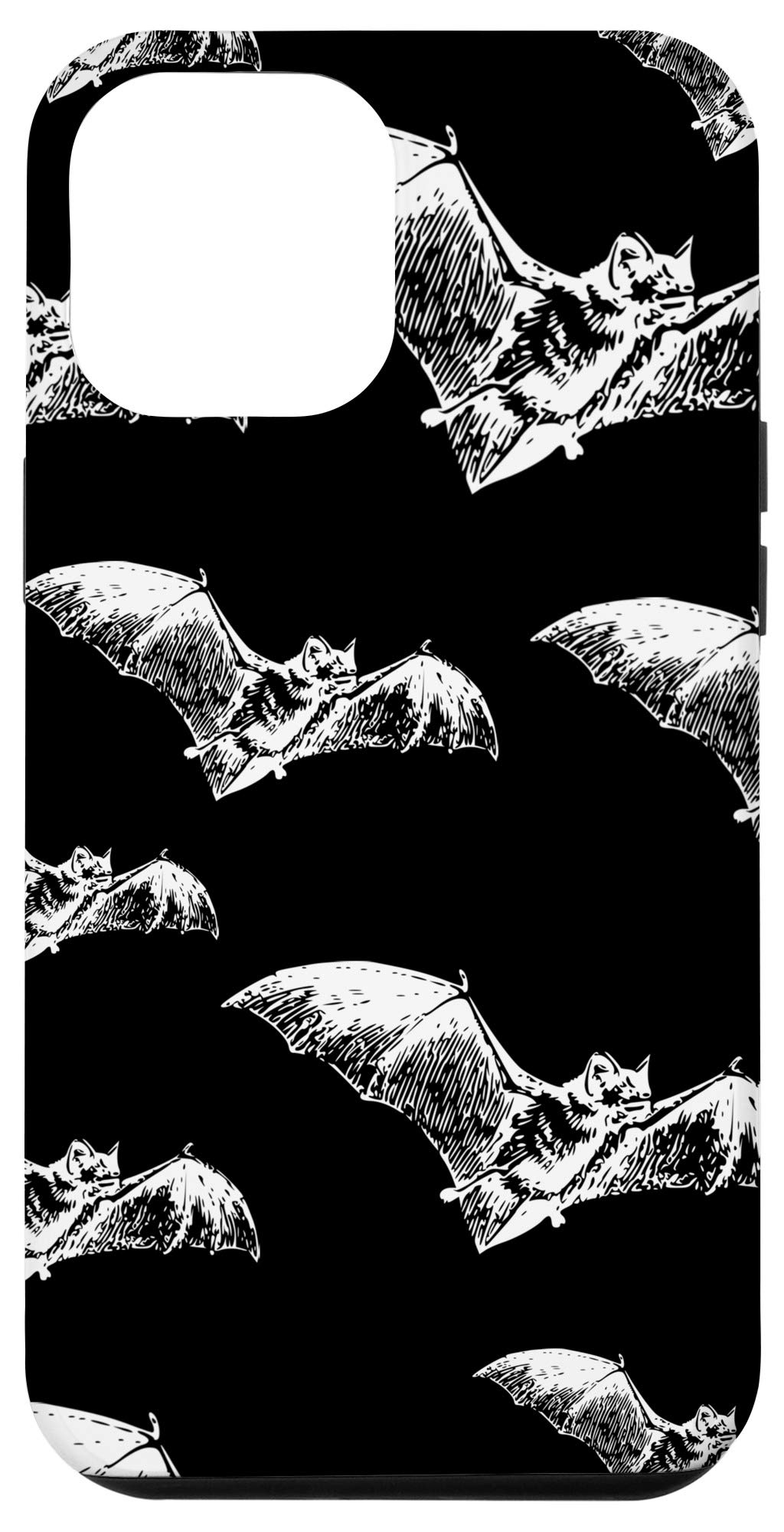 iPhone 12 Pro Max Case - Gothic Vampire Bat Design, Halloween Phone Cover for iPhone 12 Pro Max - Perfect for Spooky Season, Gothic Fashion & Halloween Parties