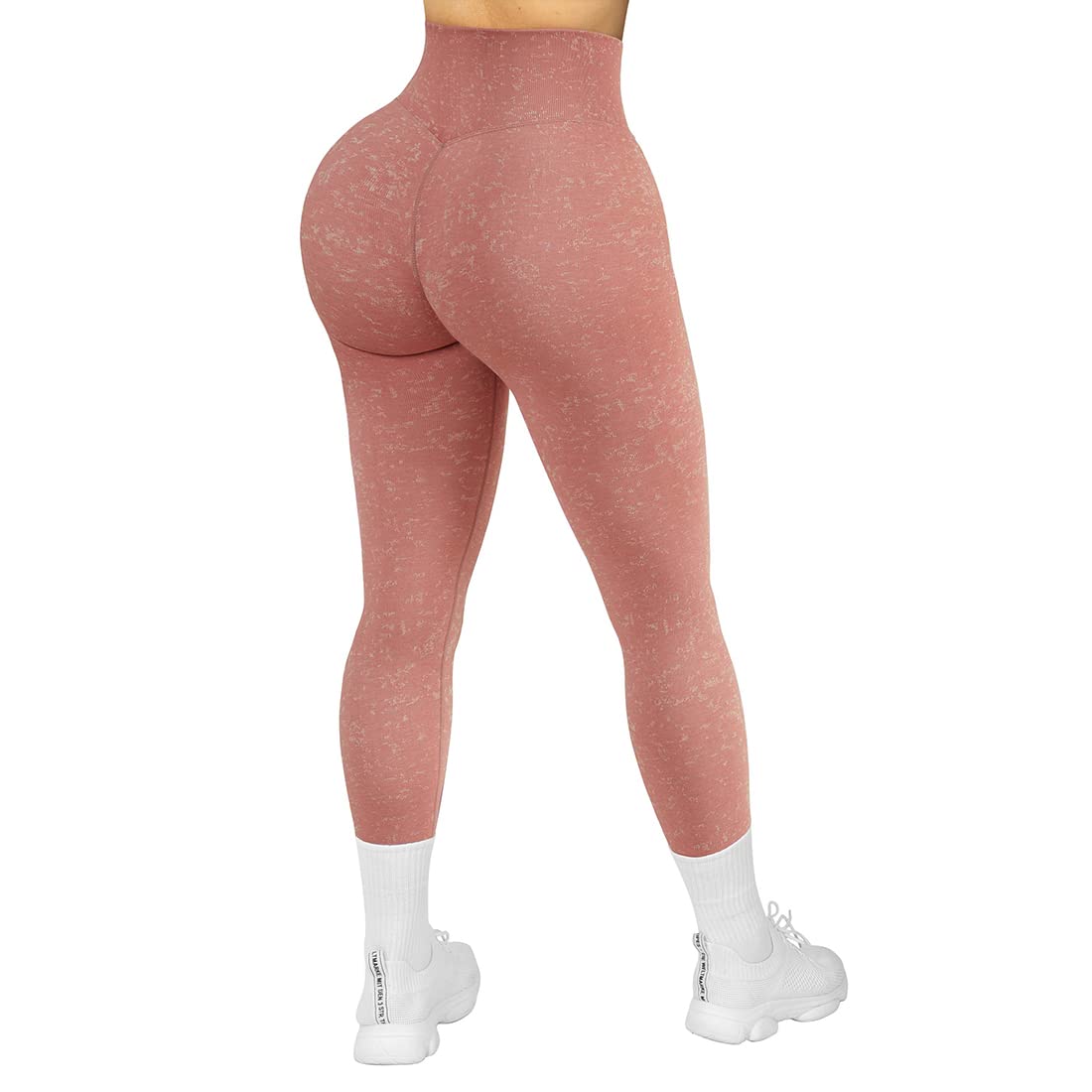 SUUKSESS Women's High Waist Seamless Butt Lifting Leggings - Tummy Control Workout Yoga Pants for Gym, Running & Everyday Wear