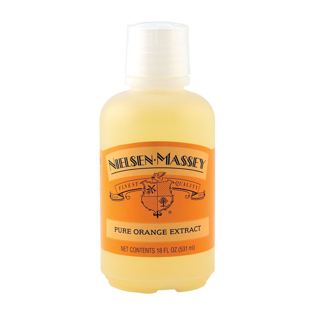 Nielsen-Massey Pure Orange Extract 18oz - Premium Baking, Cooking & Cocktail Flavoring - Perfect for Cakes, Cookies, Smoothies & Desserts