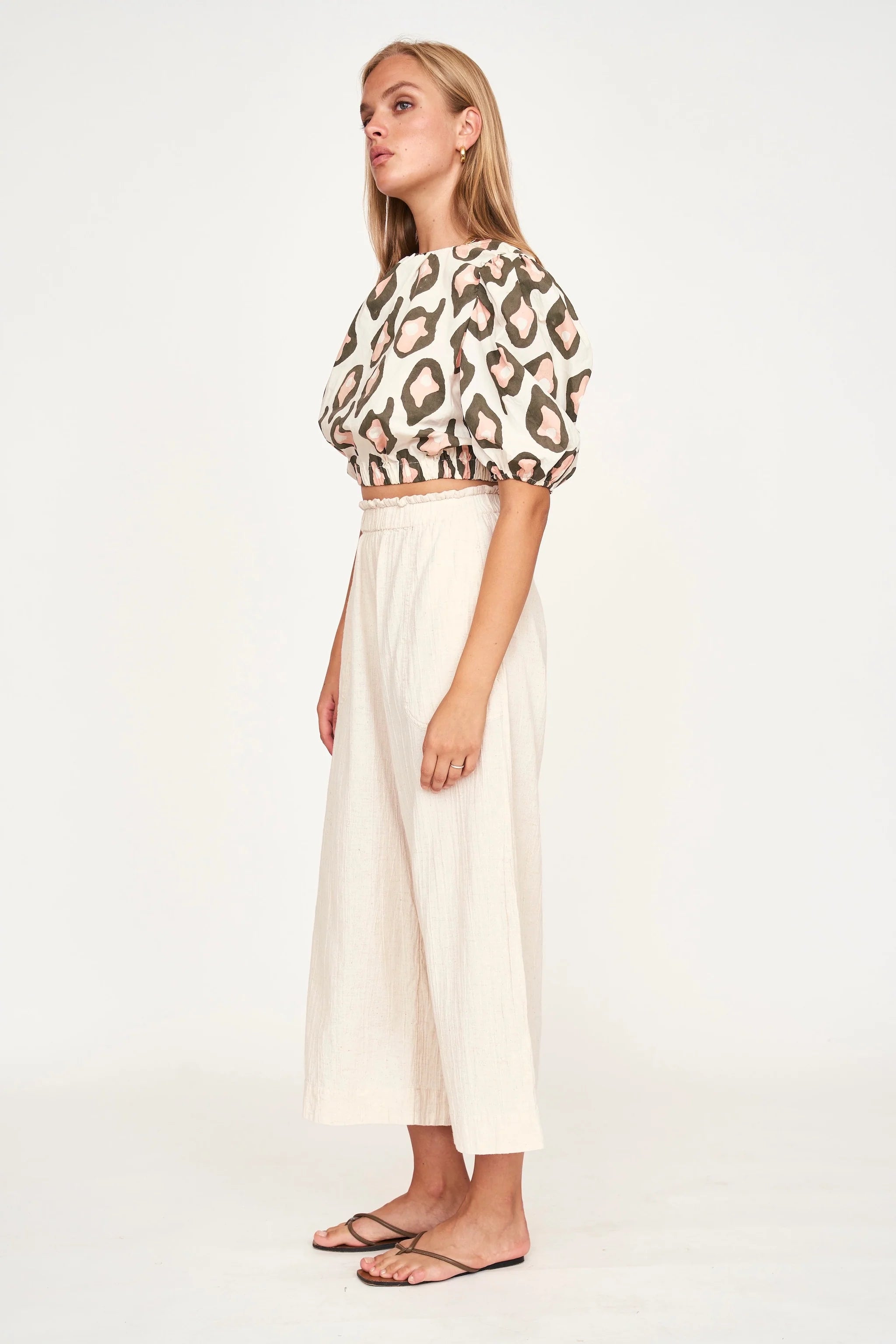 Stylish Mirth Pant in Oatmeal - Comfortable High-Waisted Trousers for Women | Perfect for Work, Travel & Casual Wear