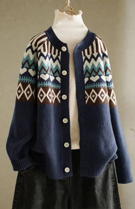 Women's Loose Fit Cardigan Sweater - Soft Knit Open Front Long Sleeve Cover-Up for Casual Wear, Office & Lounge