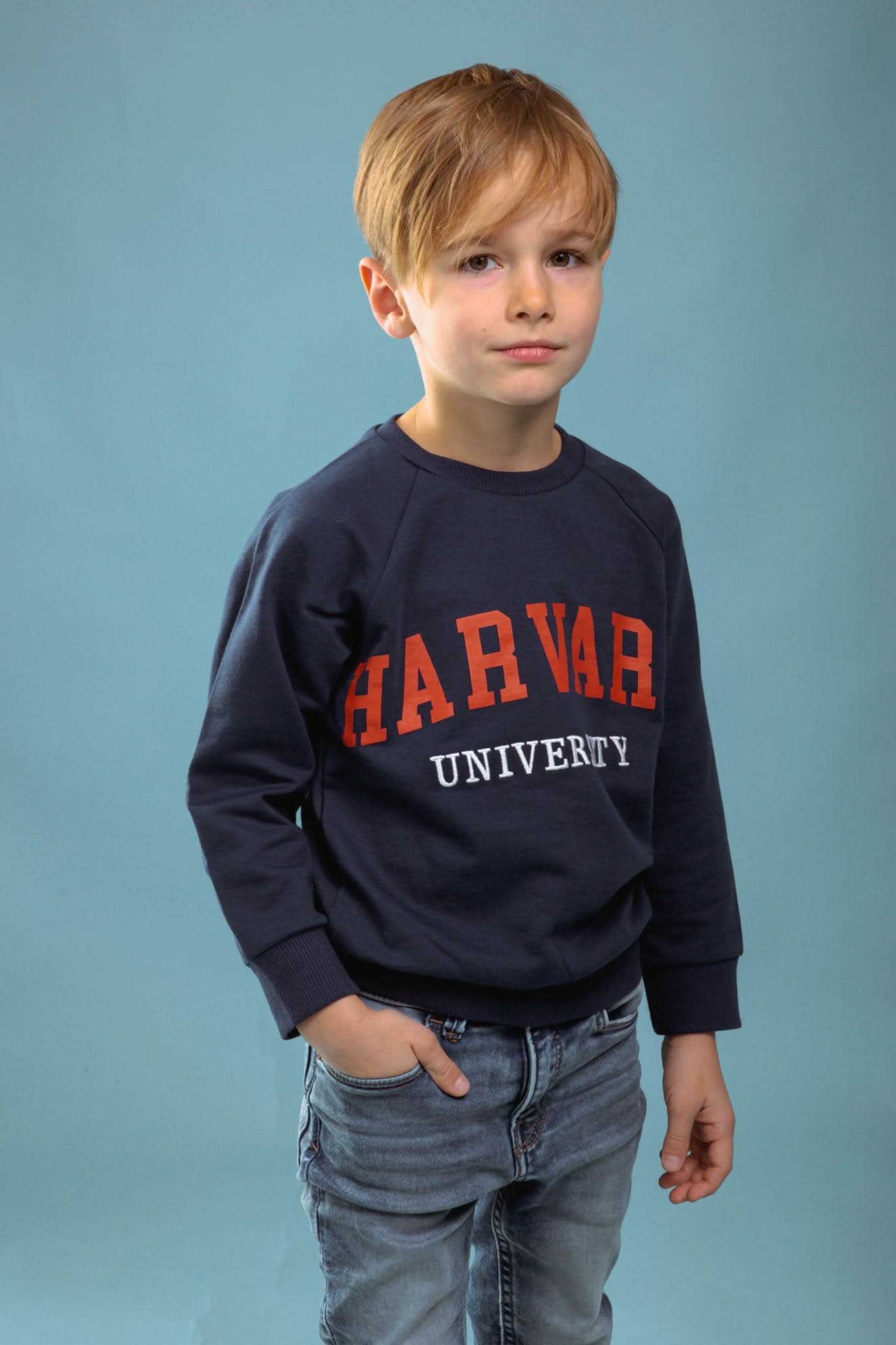 Kids Unisex Embroidered Printed Sweatshirt - Cozy & Stylish Pullover for Boys & Girls - Perfect for School, Playdates & Family Outings