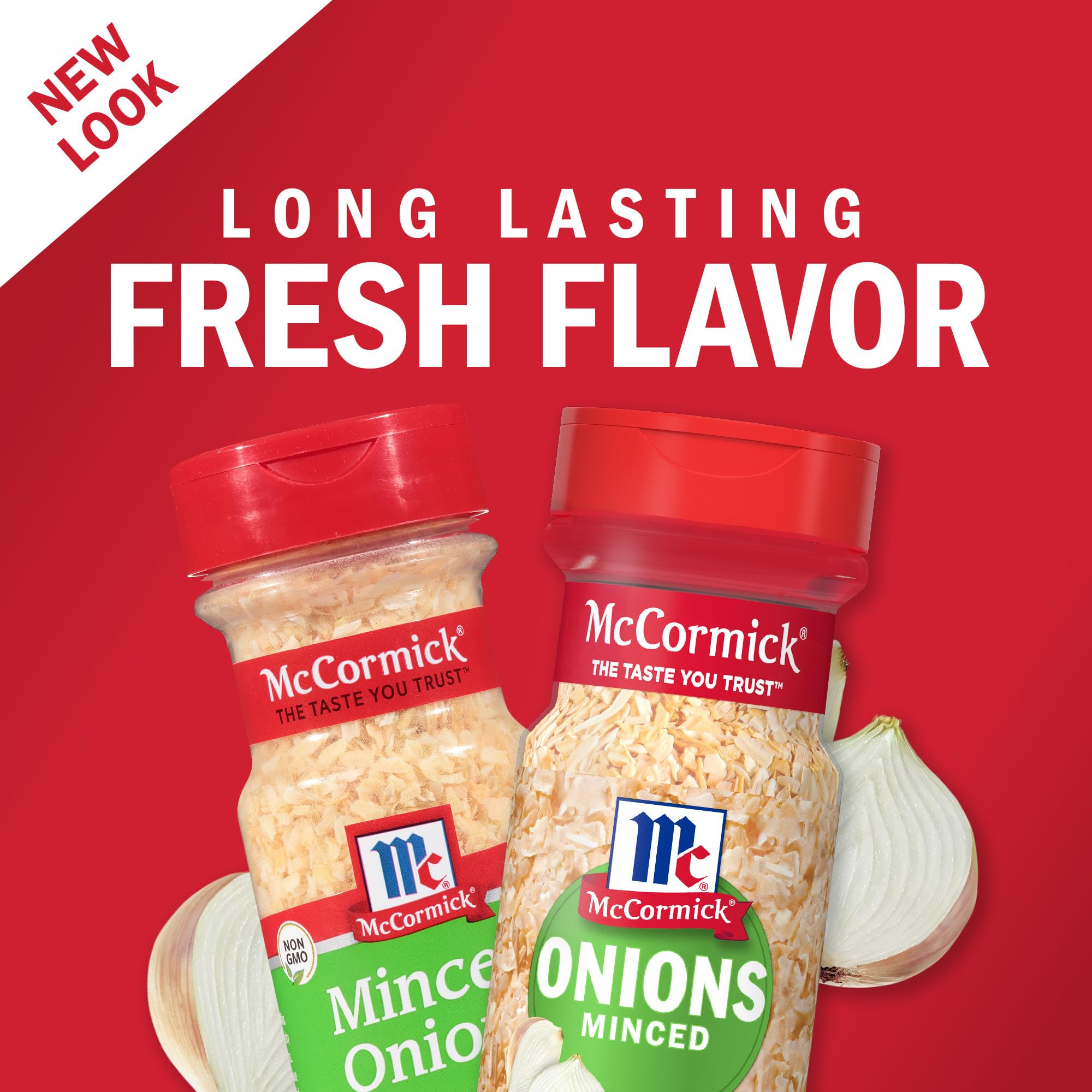 McCormick Minced Onions, 3.5 oz (Pack of 12) | Dried Chopped Onions for Cooking, Baking & Seasoning | Perfect for Soups, Salads, Casseroles & More