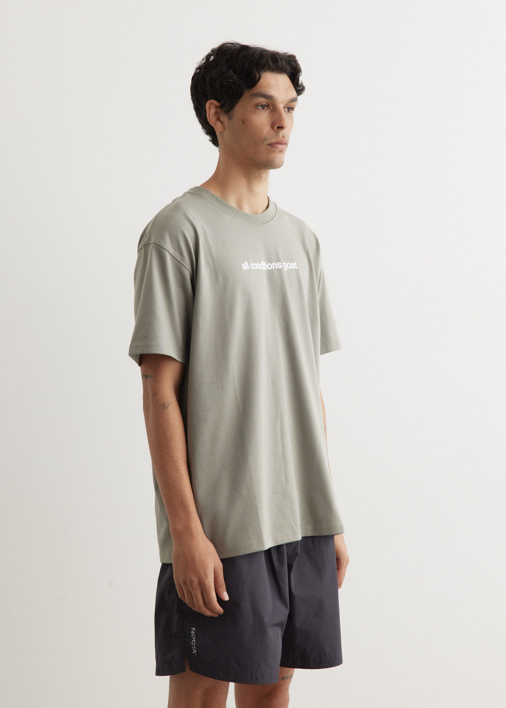 ACG Dri-FIT Goat T-Shirt for Men - Moisture-Wicking Quick-Dry Performance Shirt for Hiking, Running & Outdoor Activities
