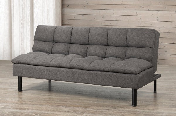 Canadian Made Extra Plush Top Tufted Cushion Sofa Bed - Convertible Sleeper for Small Spaces, Guest Rooms & Apartments
