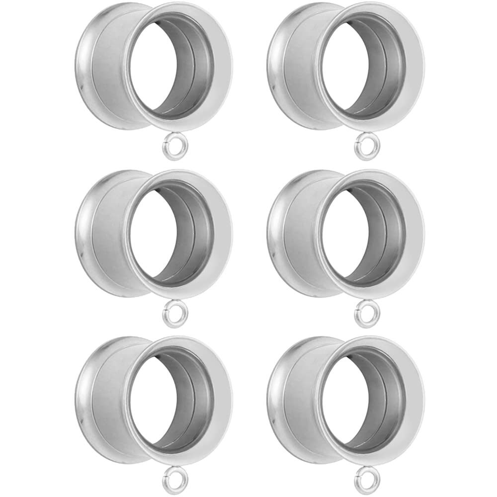 LADEMAYH 3 Pairs Stainless Steel Ear Gauges & Plugs for Men and Women - DIY Ear Stretching Jewelry for Ear Piercing - Perfect for Everyday Wear, Parties, and Alternative Fashion Styles
