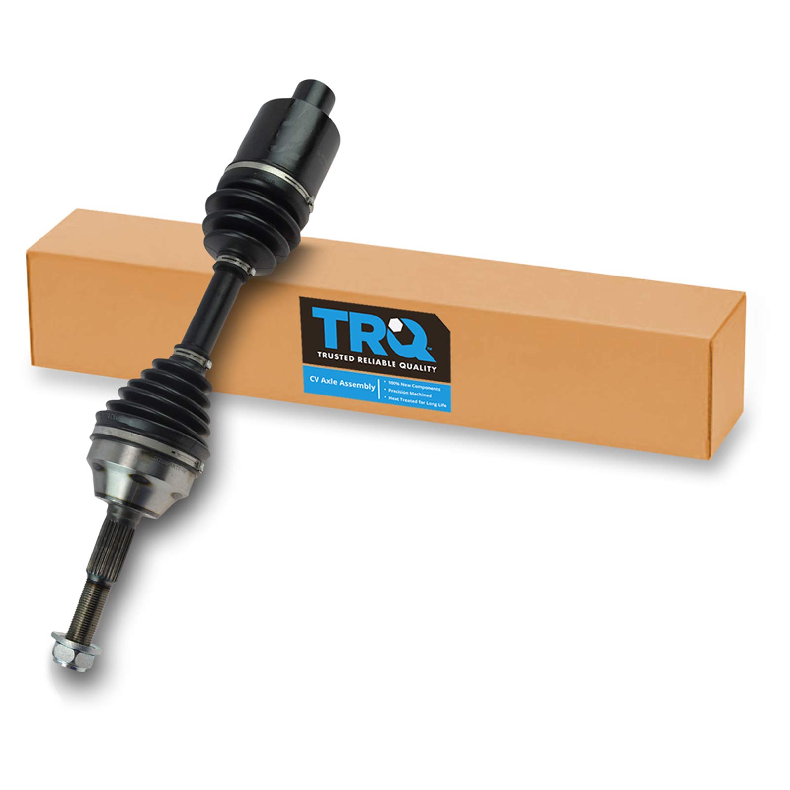 TRQ Front Right CV Axle Shaft Assembly - Passenger Side Replacement for 2002-2007 Jeep Liberty - Durable Drive Shaft for Off-Road & Daily Commuting