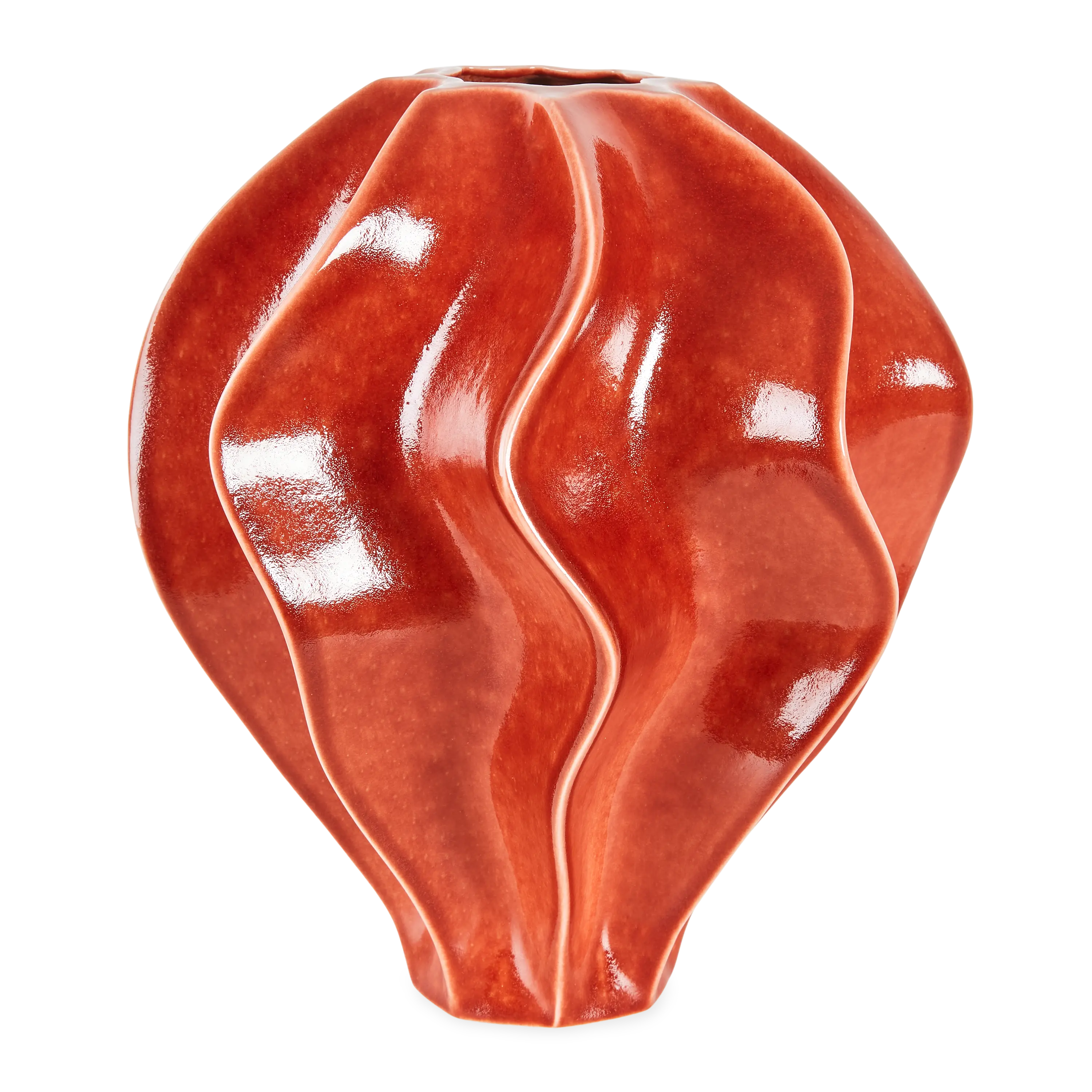 Duoro Ceramic Vase - Handmade Modern Home Decor for Flowers, Centerpiece, Living Room & Dining Table Decoration