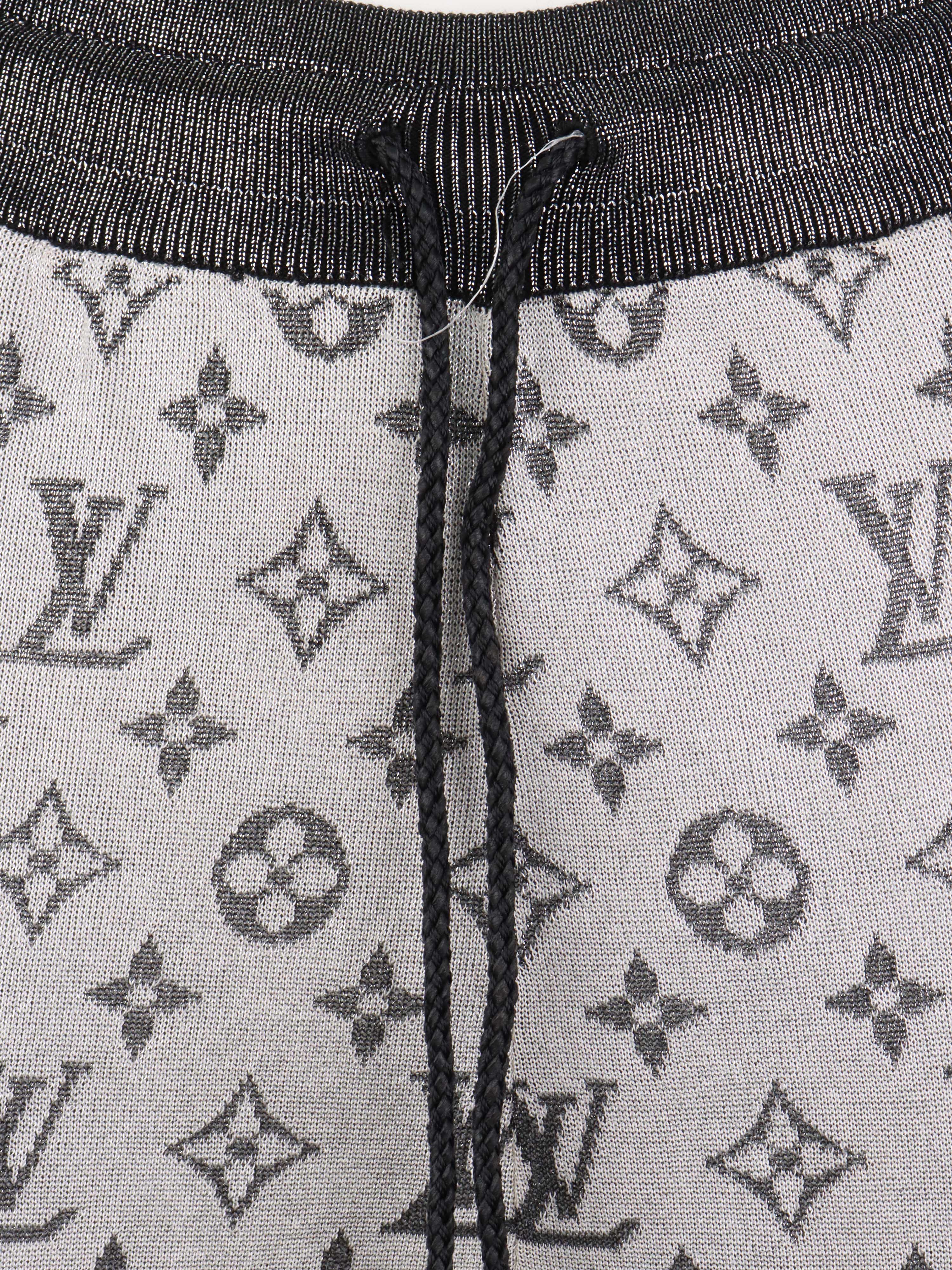 Authentic Louis Vuitton Women's Silver Metallic Pants - High Waisted Slim Fit Trousers for Fashion, Party & Night Out