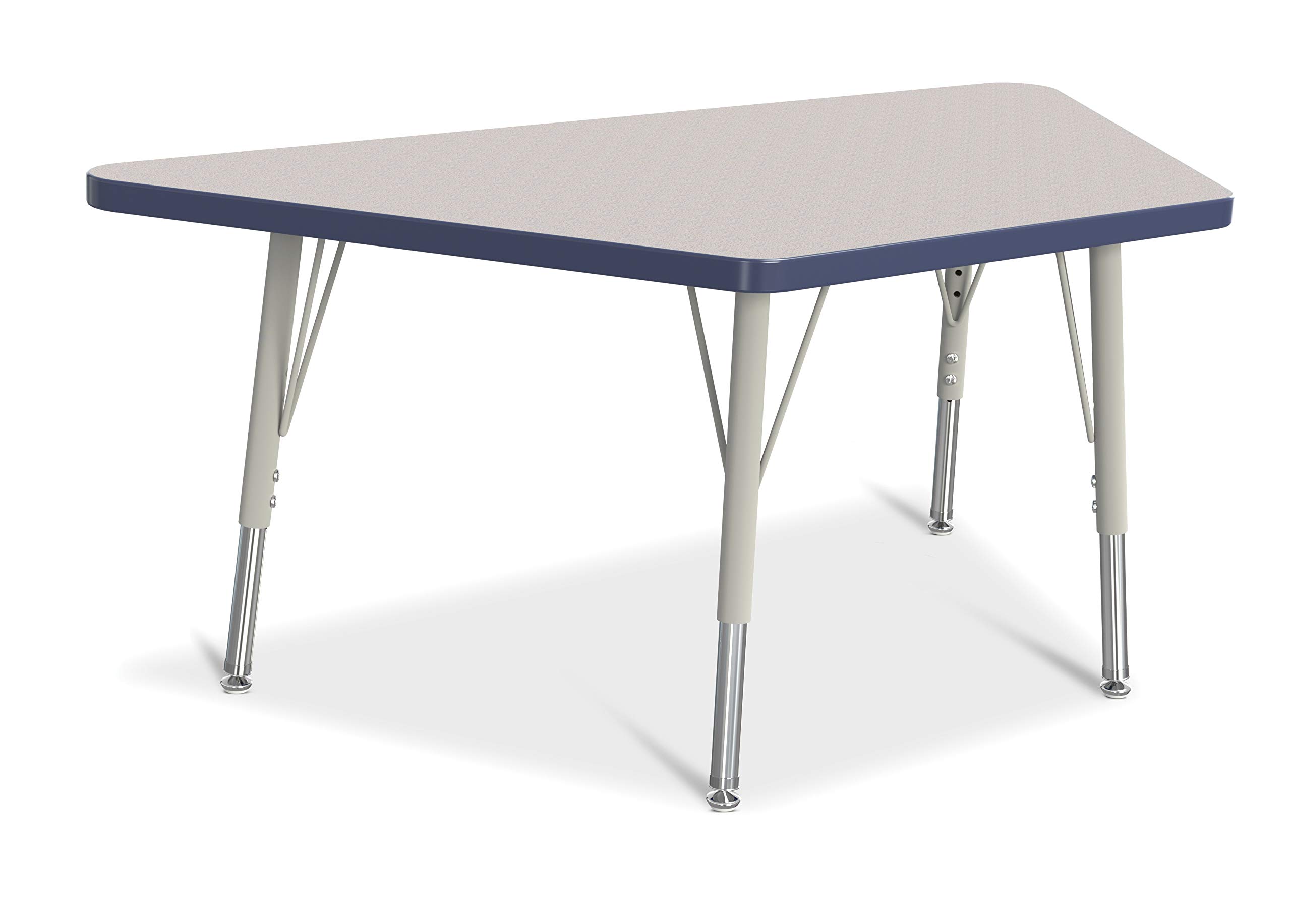 Jonti-Craft Berries 6438JCE112 Adjustable Height Trapezoid Activity Table - 24