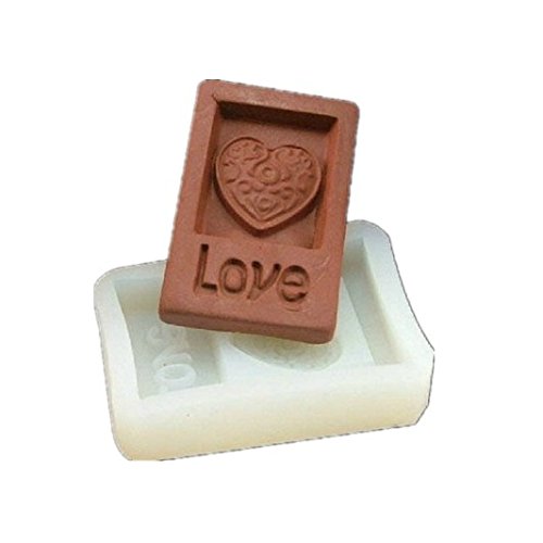 Valentine's Day Silicone Soap Molds Set - Heart Shaped Cake Decorating, Fondant, Resin, Clay, Candy & Chocolate DIY Molds for Baking, Dessert Making - Perfect for Romantic Gifts, Wedding Favors & DIY Crafts