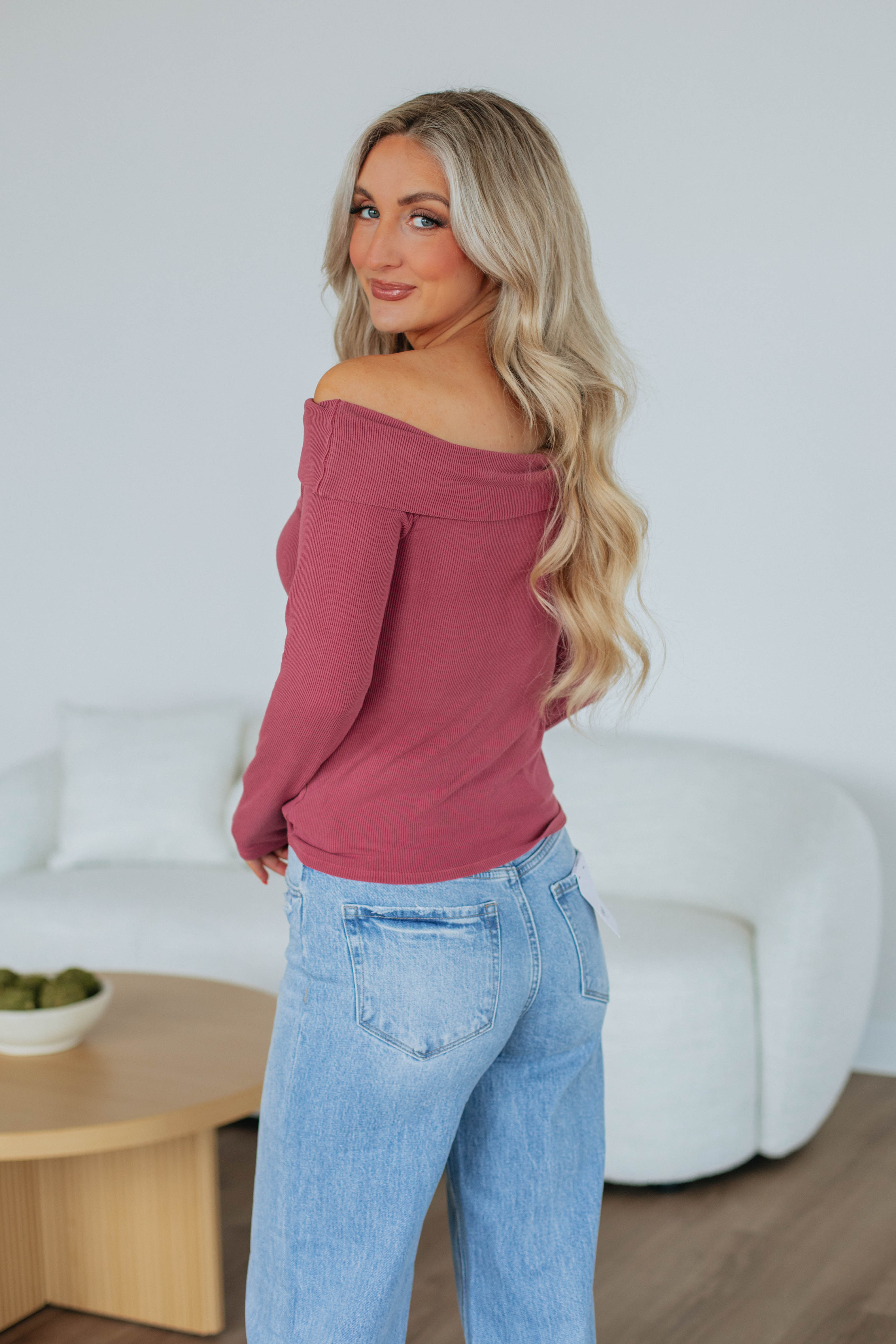 Downtown Dates Women's Raspberry Red Blouse - Perfect for Casual Outings, Date Nights & Office Wear
