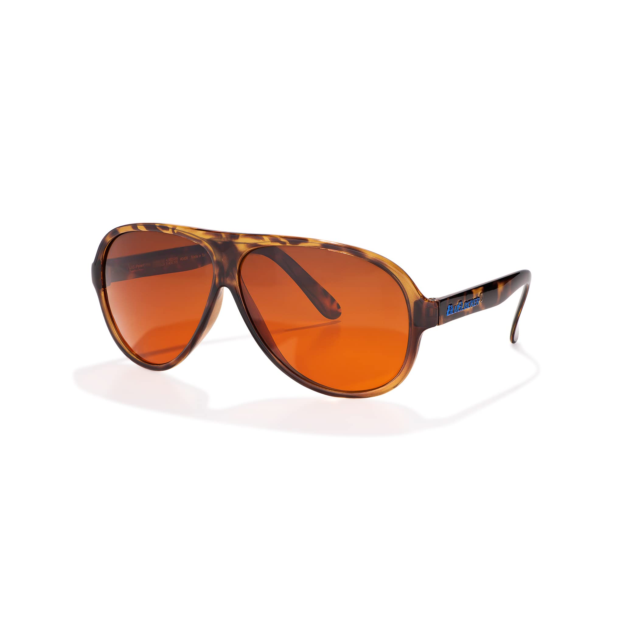 BluBlocker Original Aviator Sunglasses - Polarized & Scratch-Resistant Lenses - 100% UVA/UVB & Blue Light Protection - Unisex Retro Style (Model 0408K) - Perfect for Driving, Outdoor Sports & Everyday Fashion