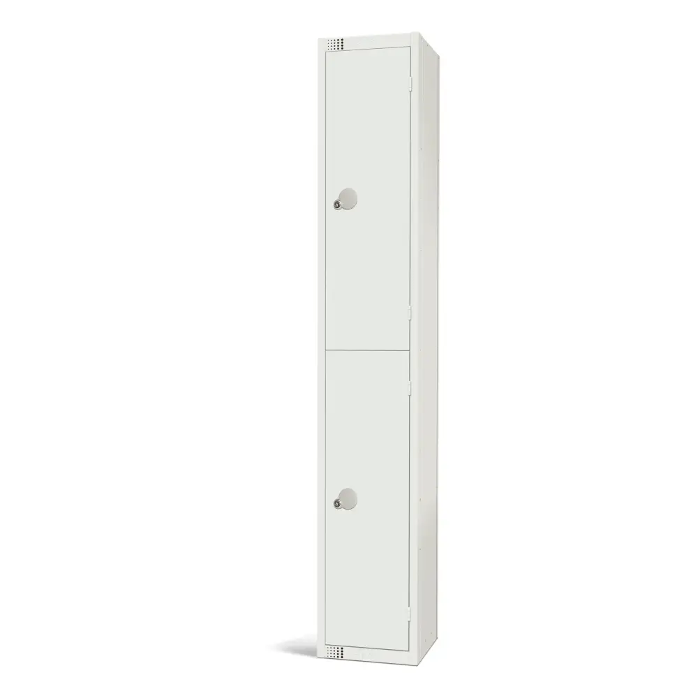 Premium White Metal Lockers for Schools, Gyms & Offices - Durable Storage Solution for Home & Commercial Use