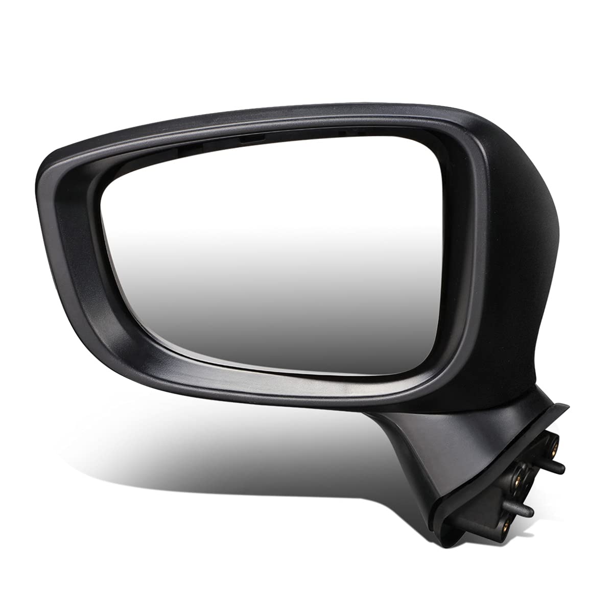 DNA Motoring OEM-MR-MA1320183 Left Driver Side Power Adjustable Mirror Replacement for 2017-2018 Mazda 3 | Non-Heated | Perfect for Daily Commuting & Parking Assistance