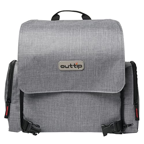 **Premium Diaper Bag Backpack for Parents - Large Insulated Baby Nappy Bag with Water-Resistant Fabric, Easy to Clean & Multi-Pocket Design - Perfect for Travel, Daycare & Family Outings (Light Grey)**