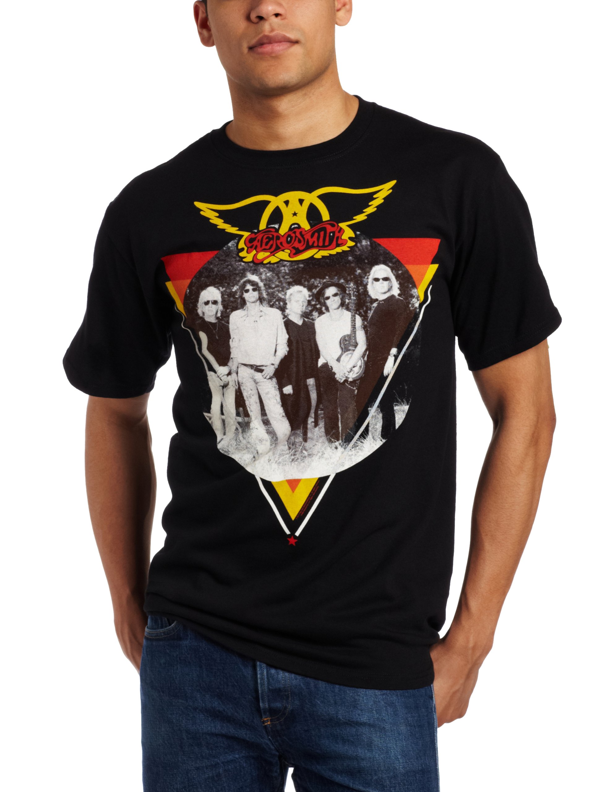 Aerosmith Vintage Band Graphic T-Shirt for Men - Rock Music Fan Tee for Concerts & Casual Wear