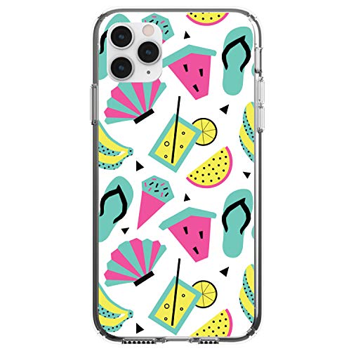 Summer Graphics - Flip Flops Watermelown Lemonade On Clear Case