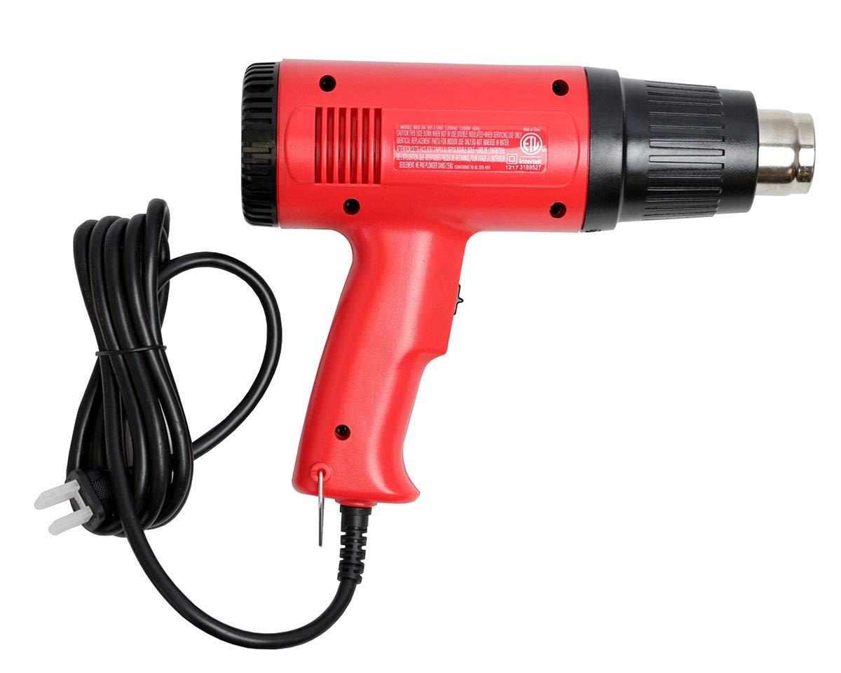 CanDo Heat Gun - 1500W Professional Hot Air Gun with Adjustable Temperature (300°F-1100°F), Lightweight 2.03 lbs for DIY, Shrink Wrapping, Paint Stripping, Thawing Pipes & Craft Projects