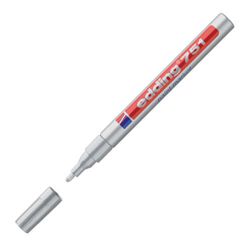 edding 751 Paint Marker Pen - Permanent Oil-Based Paint Pen for Metal, Glass, Plastic & Wood - Ideal for DIY Crafts, Signage & Industrial Marking