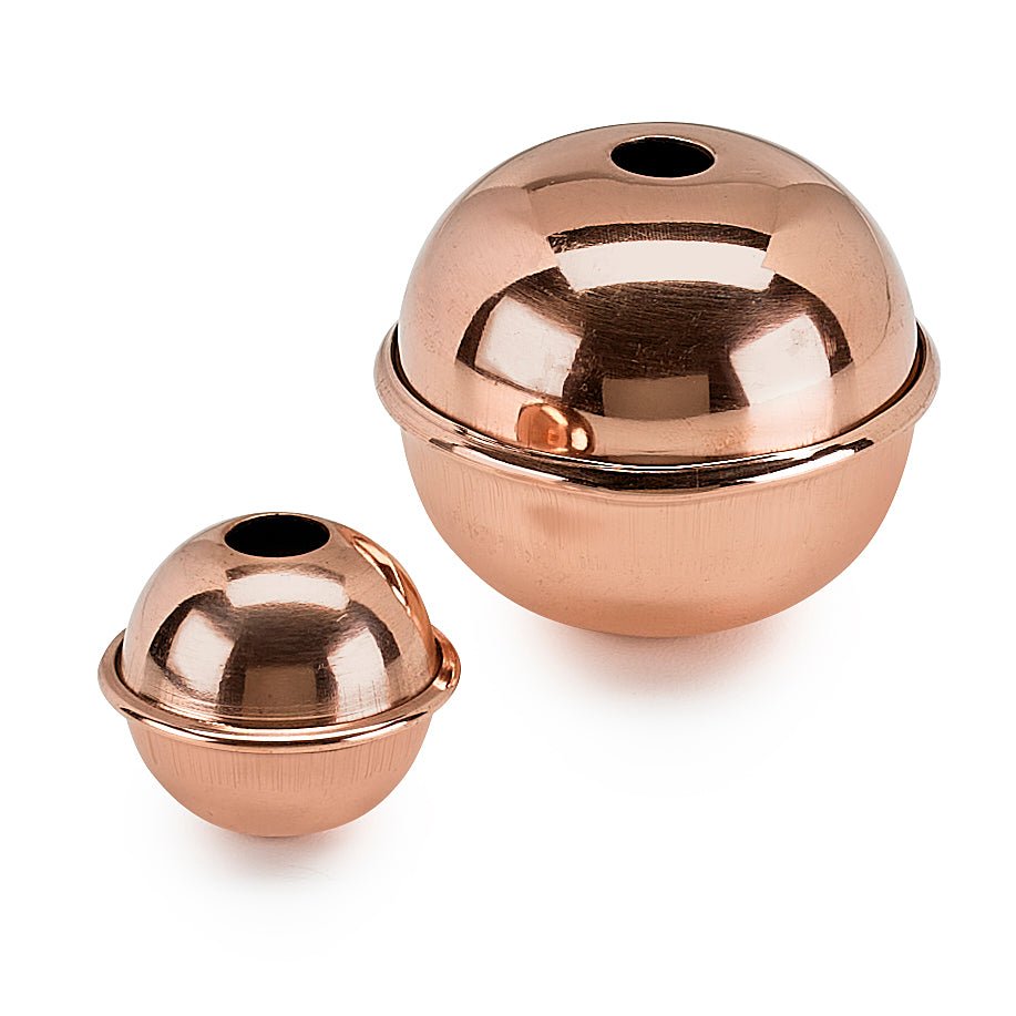 Copper Weathervane Spacer Ball Set (1 & 2 Pieces) - Decorative Roof Finial for Barns, Gazebos & Garden Decor